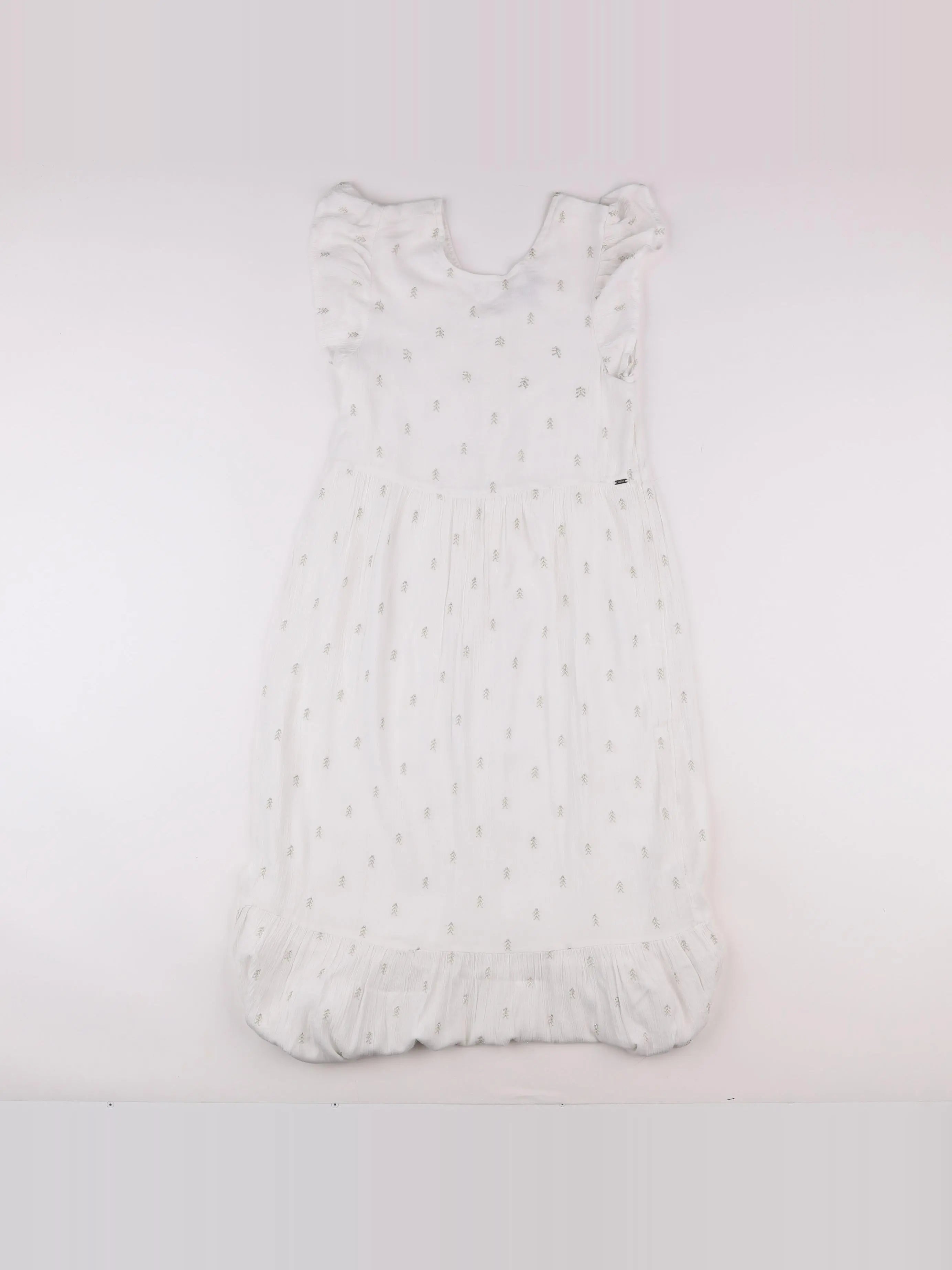 IKKS - robe blanc - 10 ans