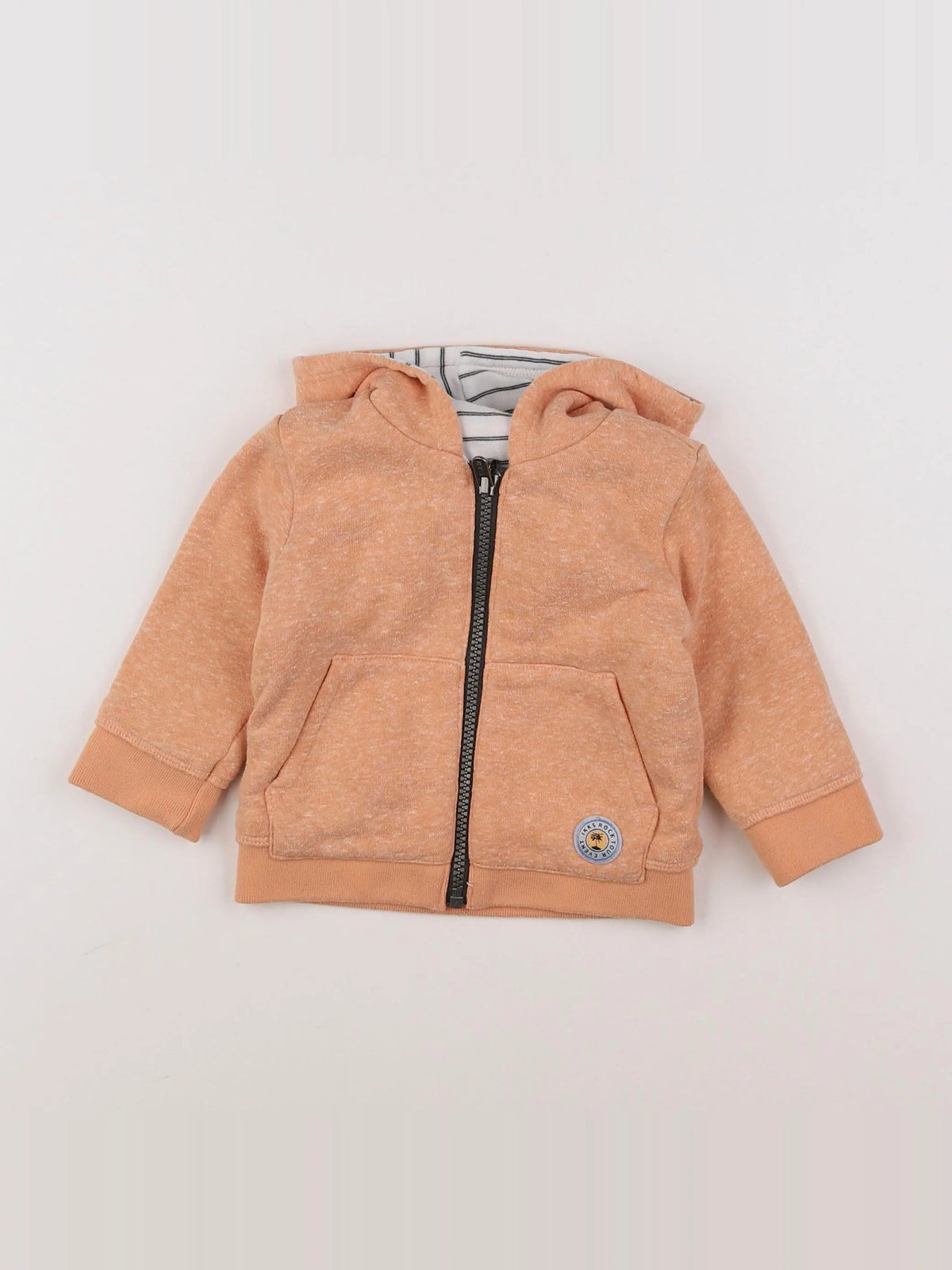 IKKS - veste réversible orange - 6 mois