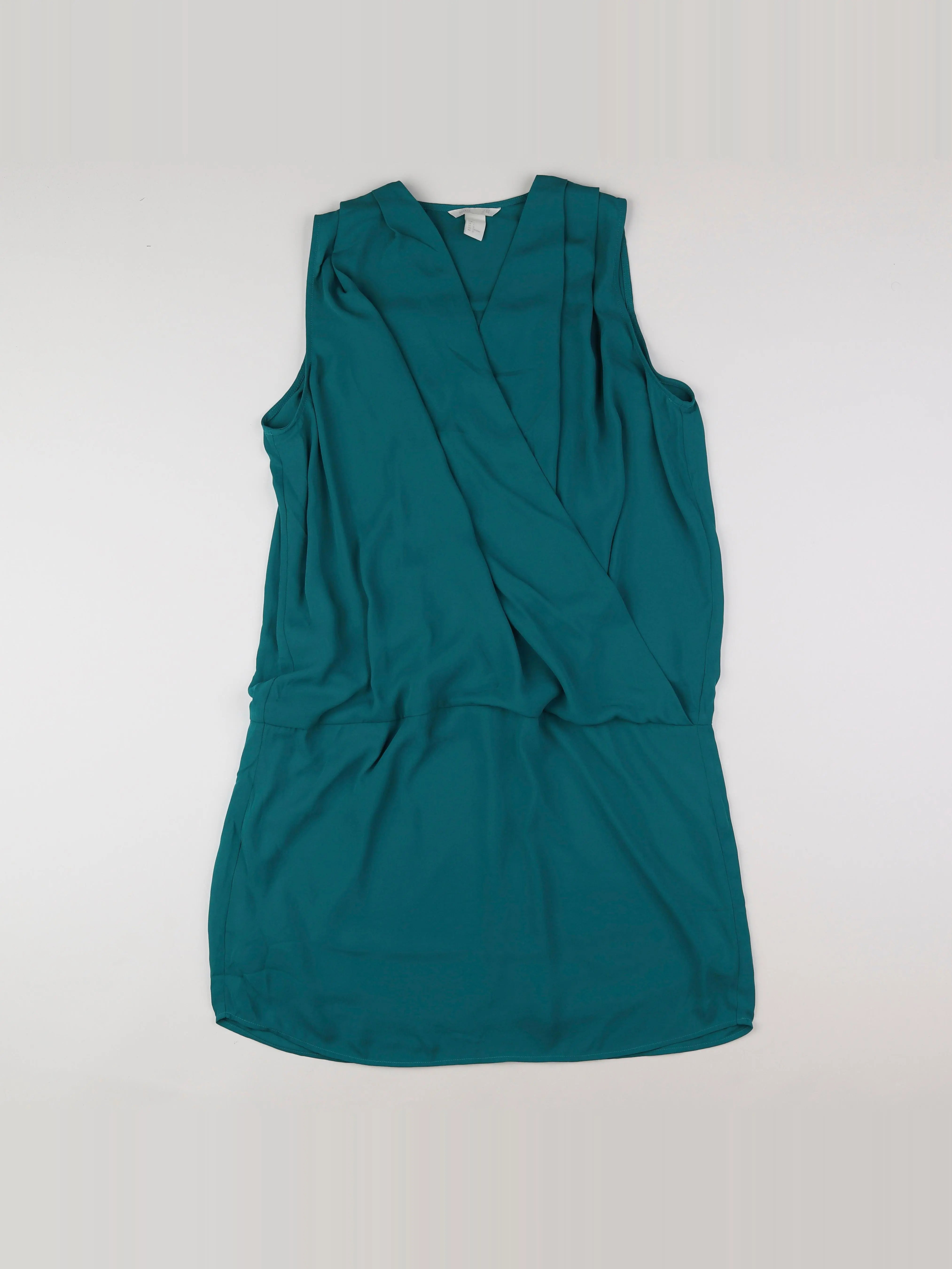 H&M - robe grossesse vert - 44 à 46