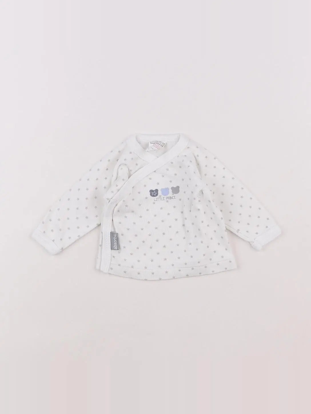 Absorba - tee-shirt gris - 0 mois