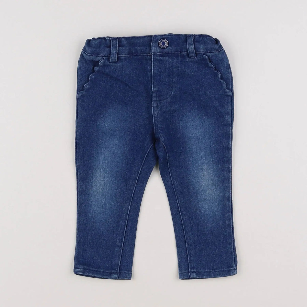 Vertbaudet - jean bleu - 9 mois