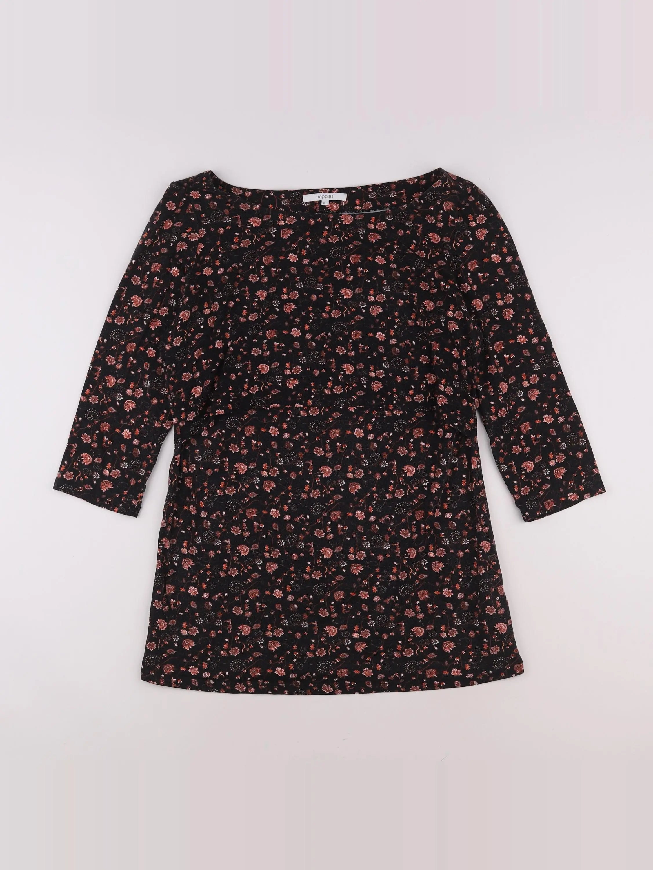 noppies maternité - tee-shirt grossesse noir - 46 à 48