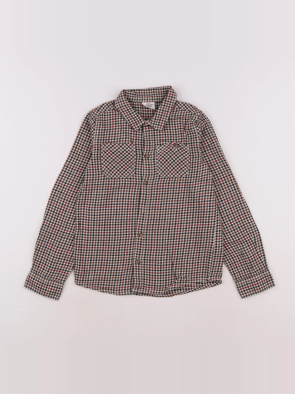 Tape à l'oeil - chemise marron - 6 ans