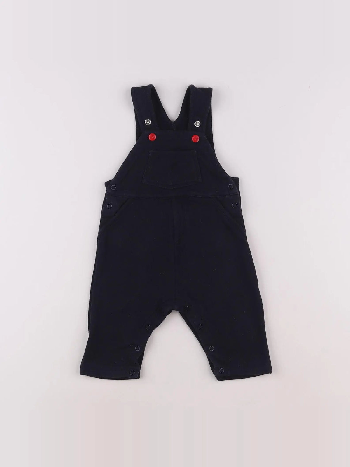Petit Bateau - salopette bleu - 6 mois