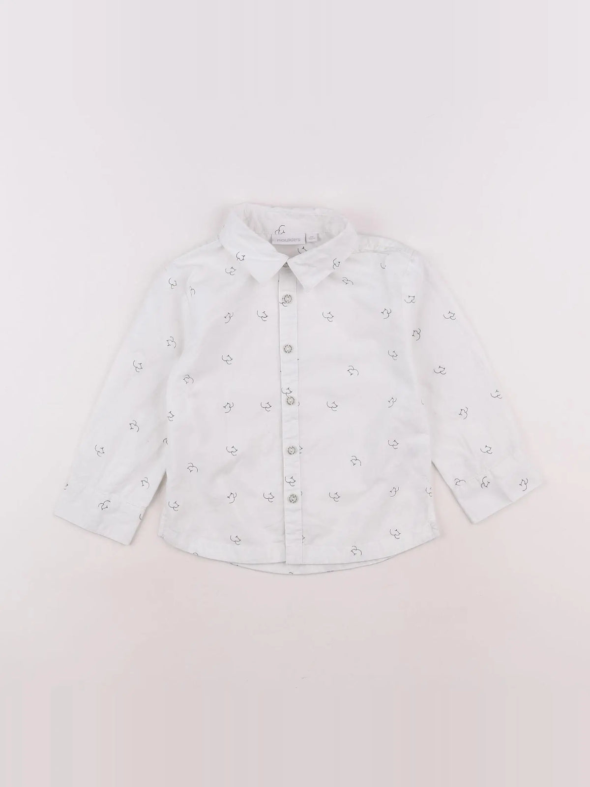 Noukie's - chemise blanc - 2 ans