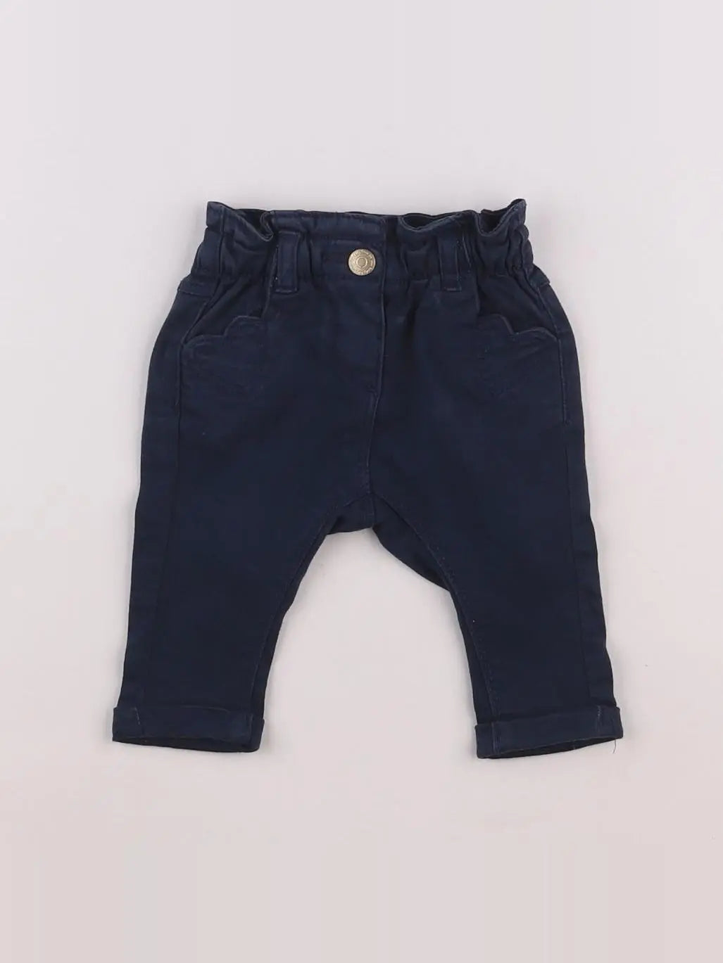 Tape à l'oeil - pantalon bleu - 3 mois