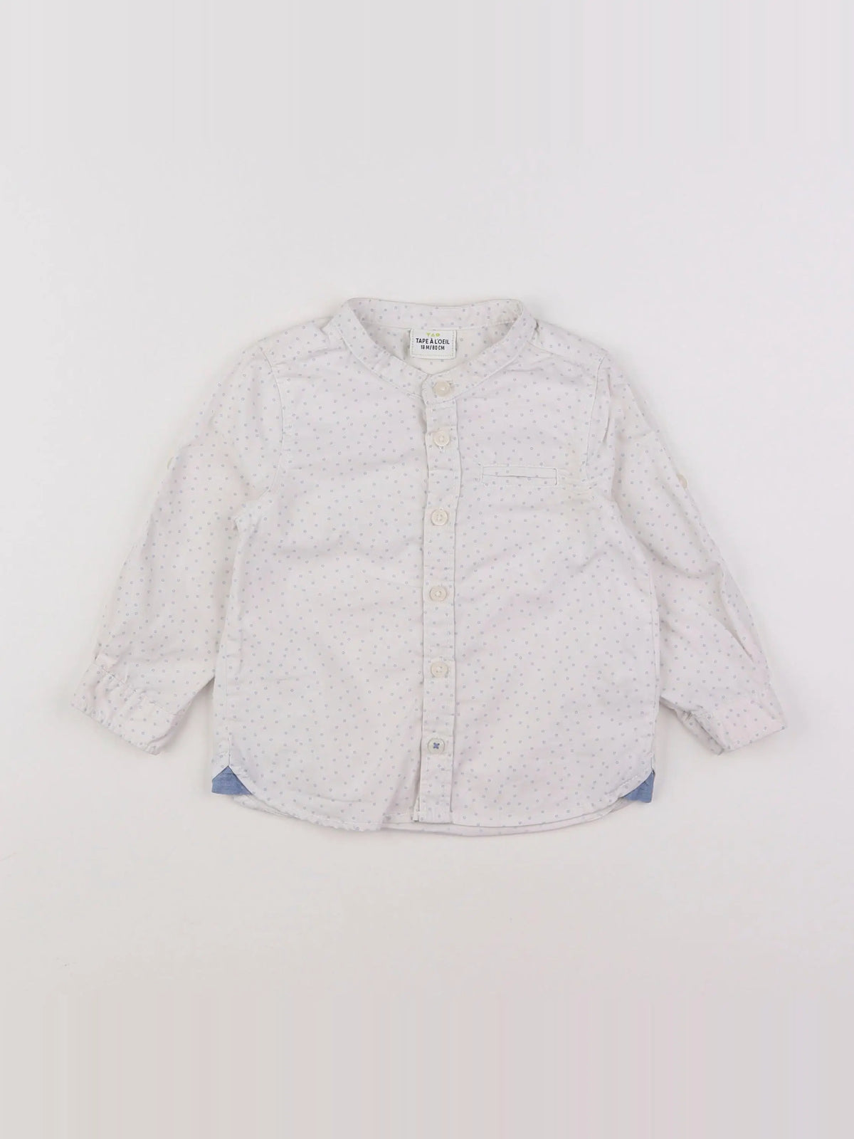 Tape à l'oeil - chemise blanc - 18 mois