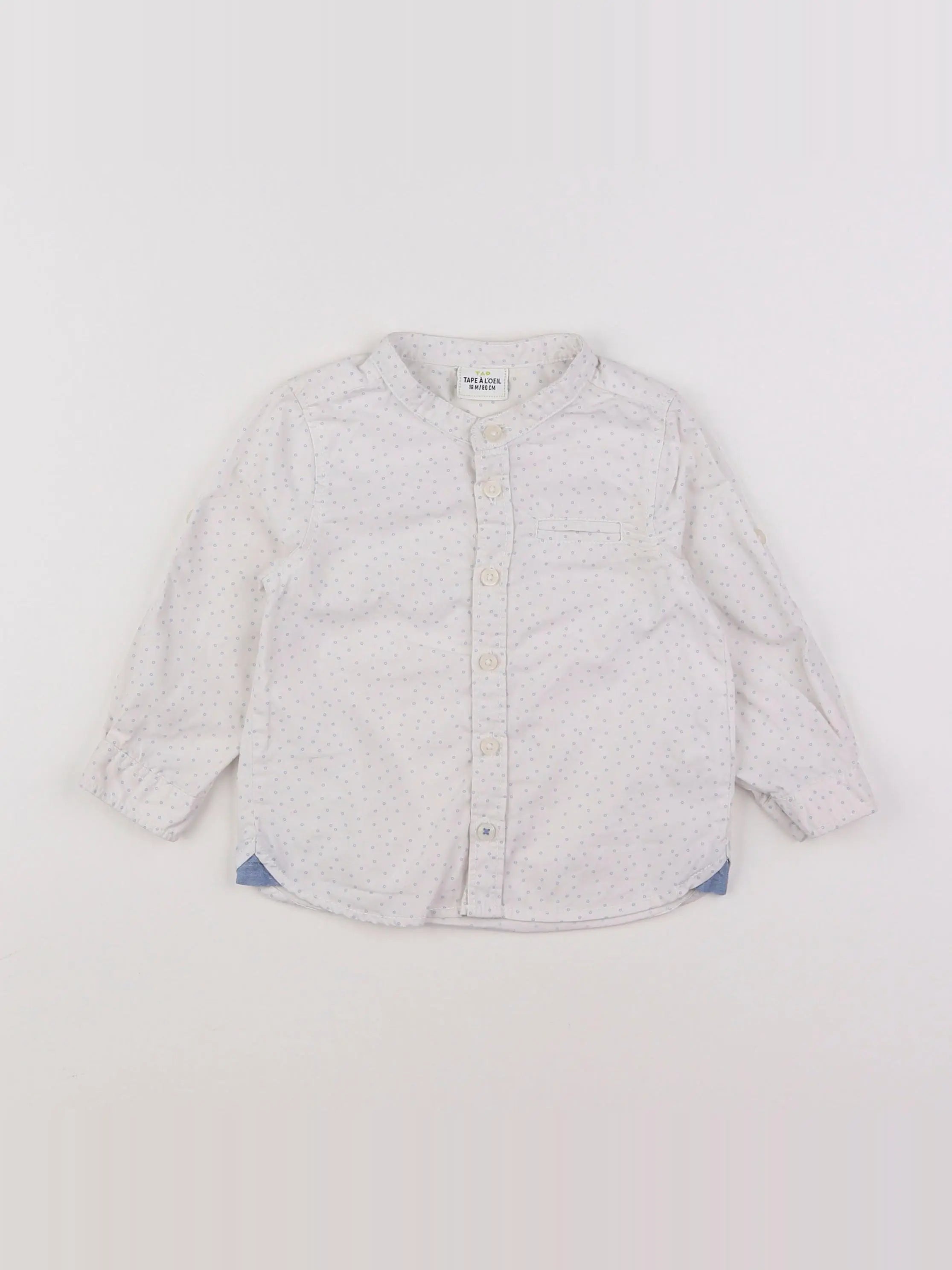 Tape à l'oeil - chemise blanc - 18 mois