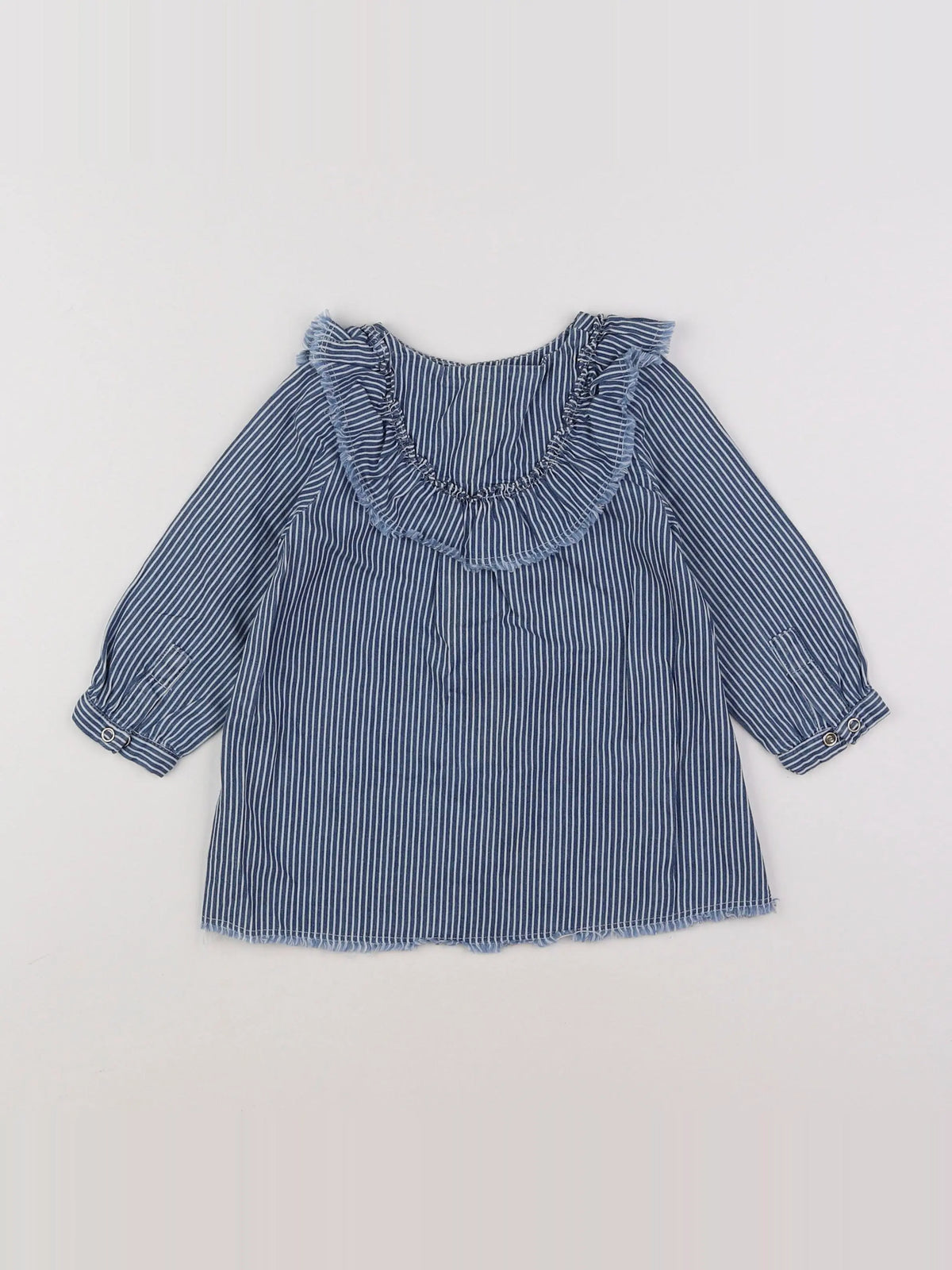 Zara - robe bleu - 9/12 mois