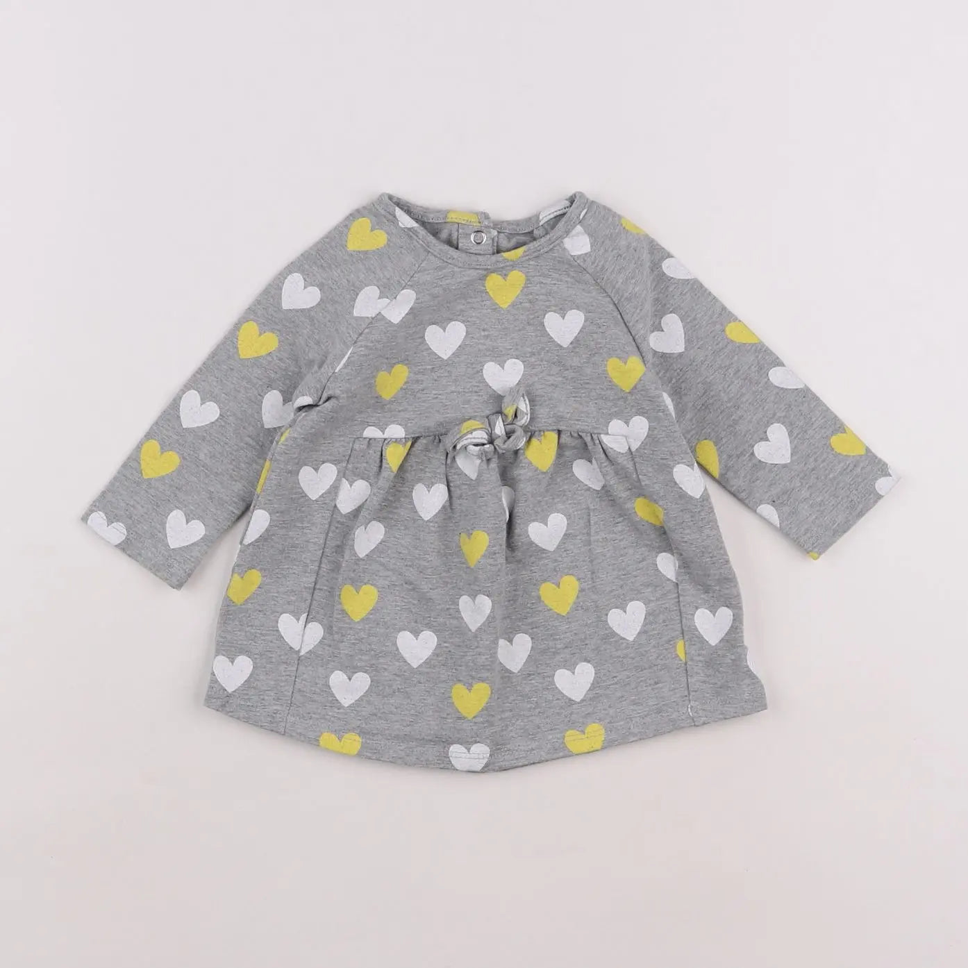 Vertbaudet - robe gris - 3 mois