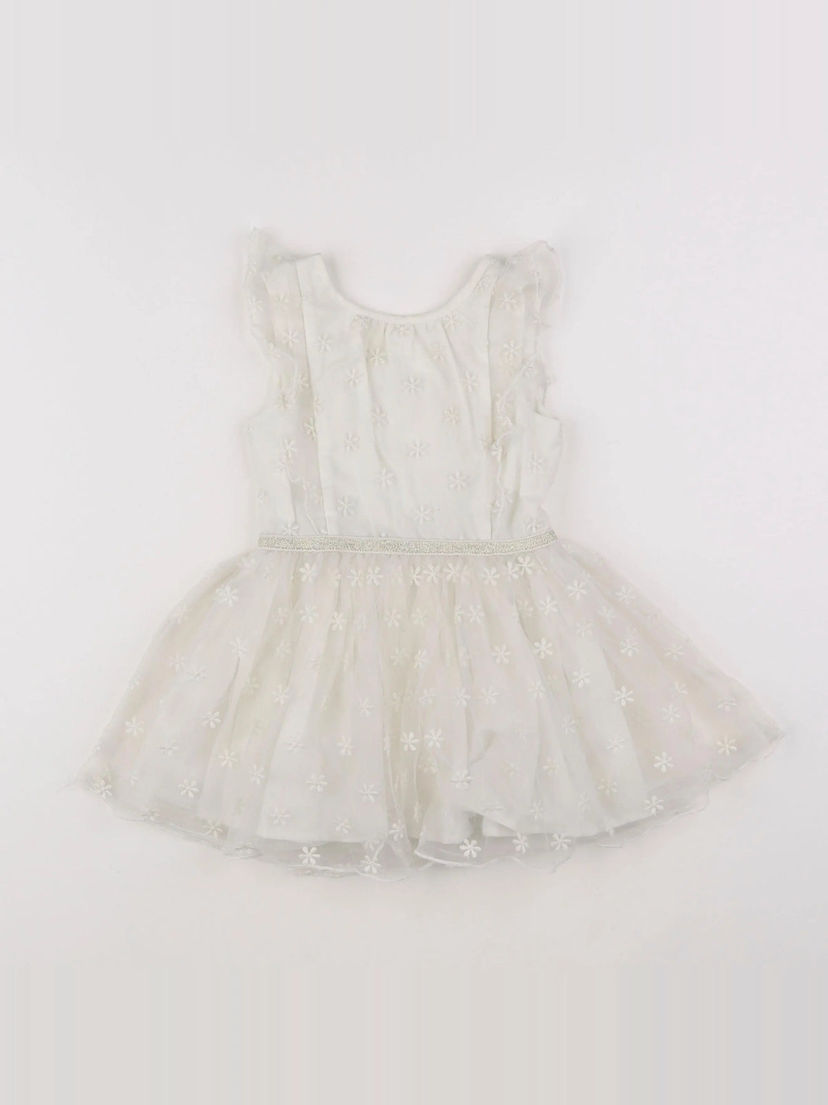 Tape à l'oeil - robe blanc - 2 ans