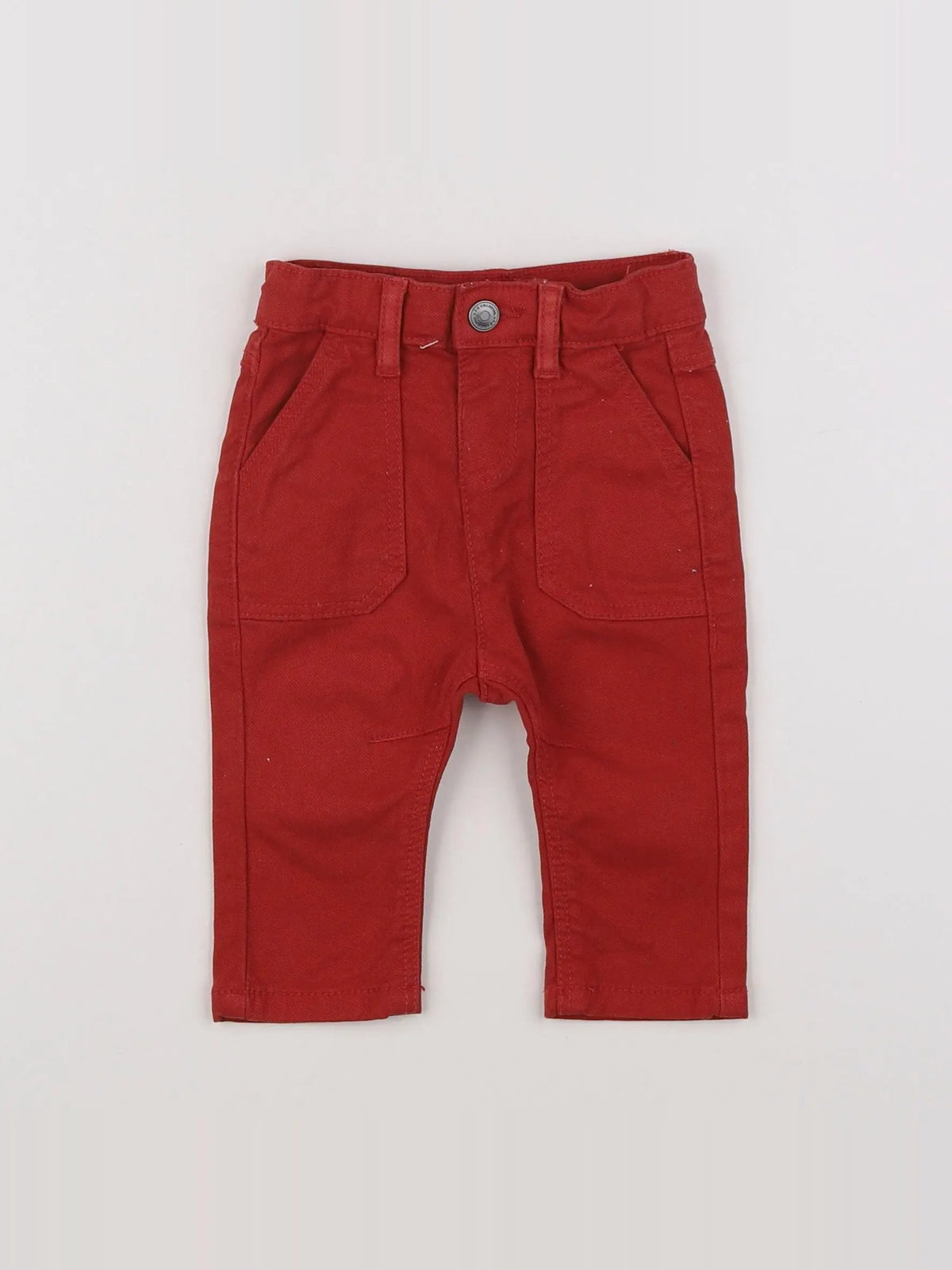 Tape à l'oeil - pantalon rouge - 6 mois