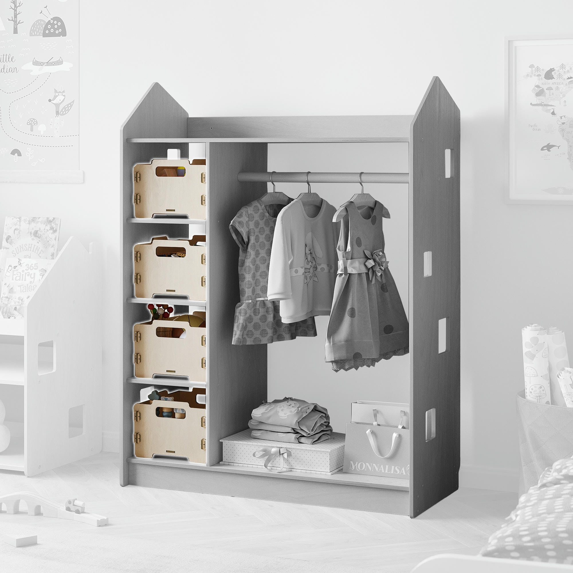 Boîte de rangement pour jouets