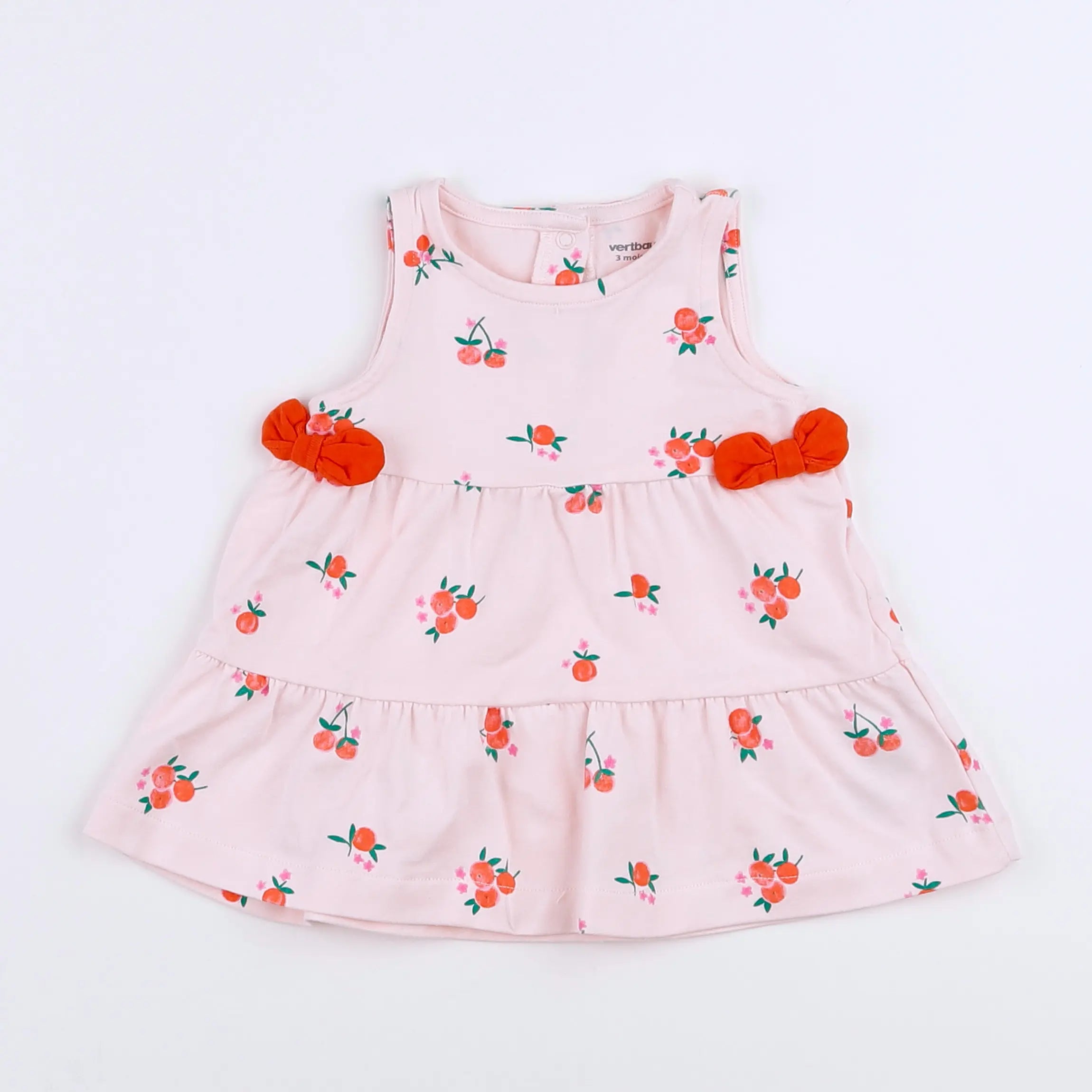 Vertbaudet - robe rose - 3 mois