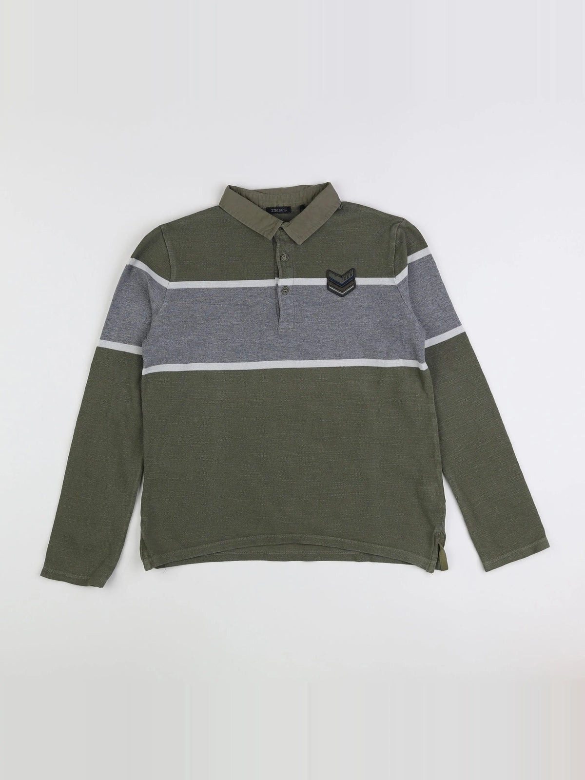 IKKS - polo vert - 10 ans