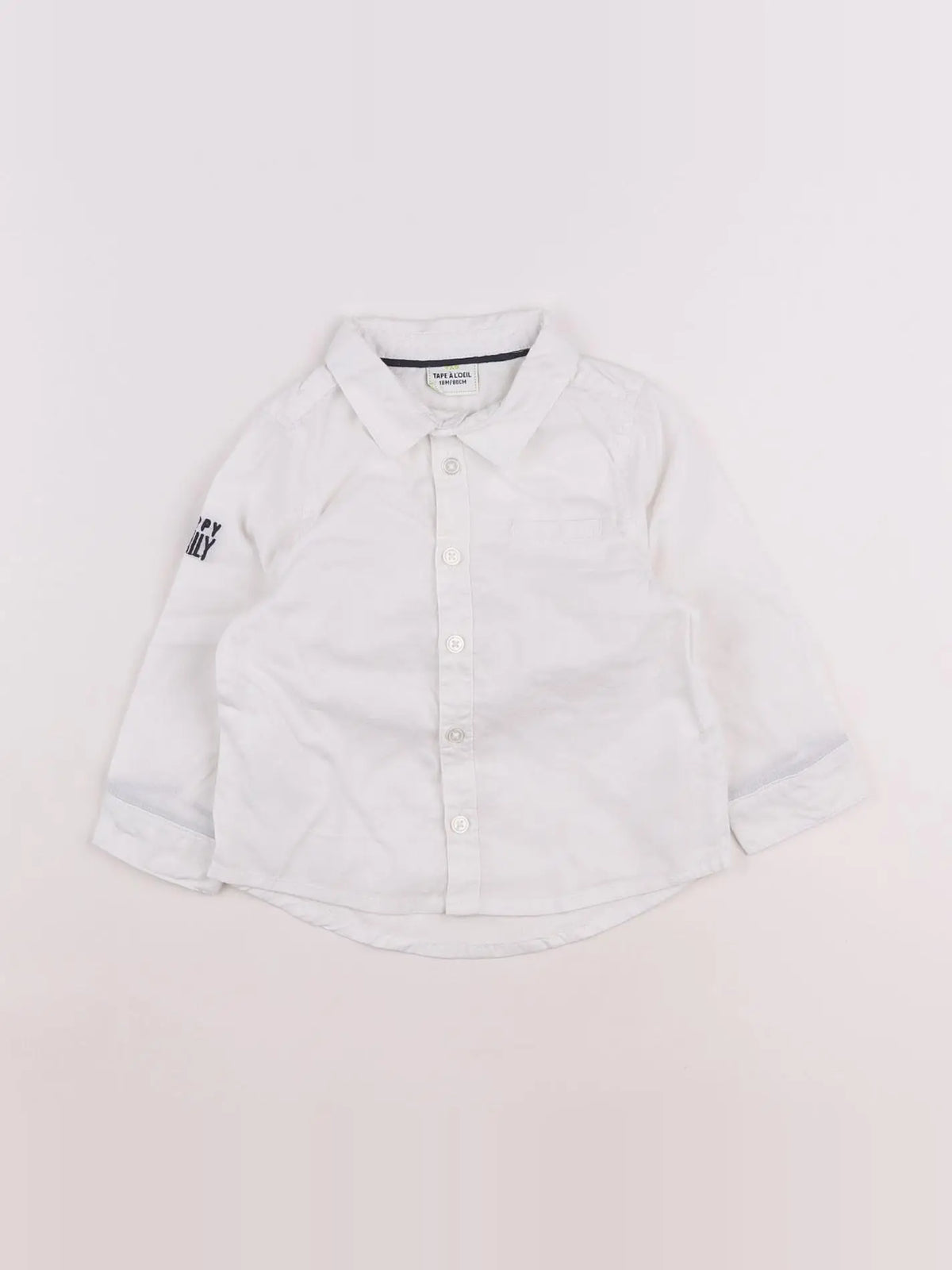 Tape à l'oeil - chemise blanc - 18 mois