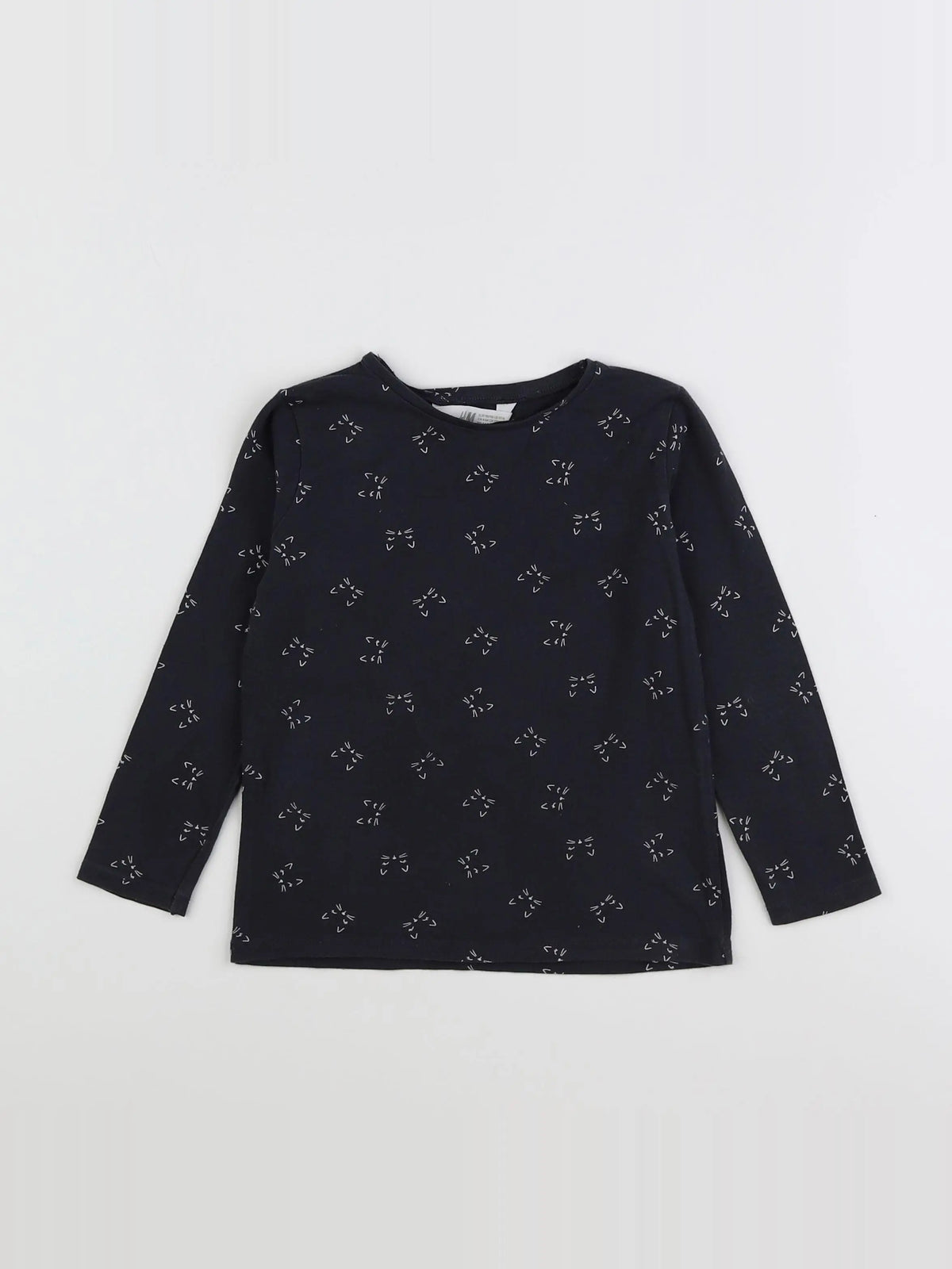H&M - tee-shirt gris - 5/6 ans