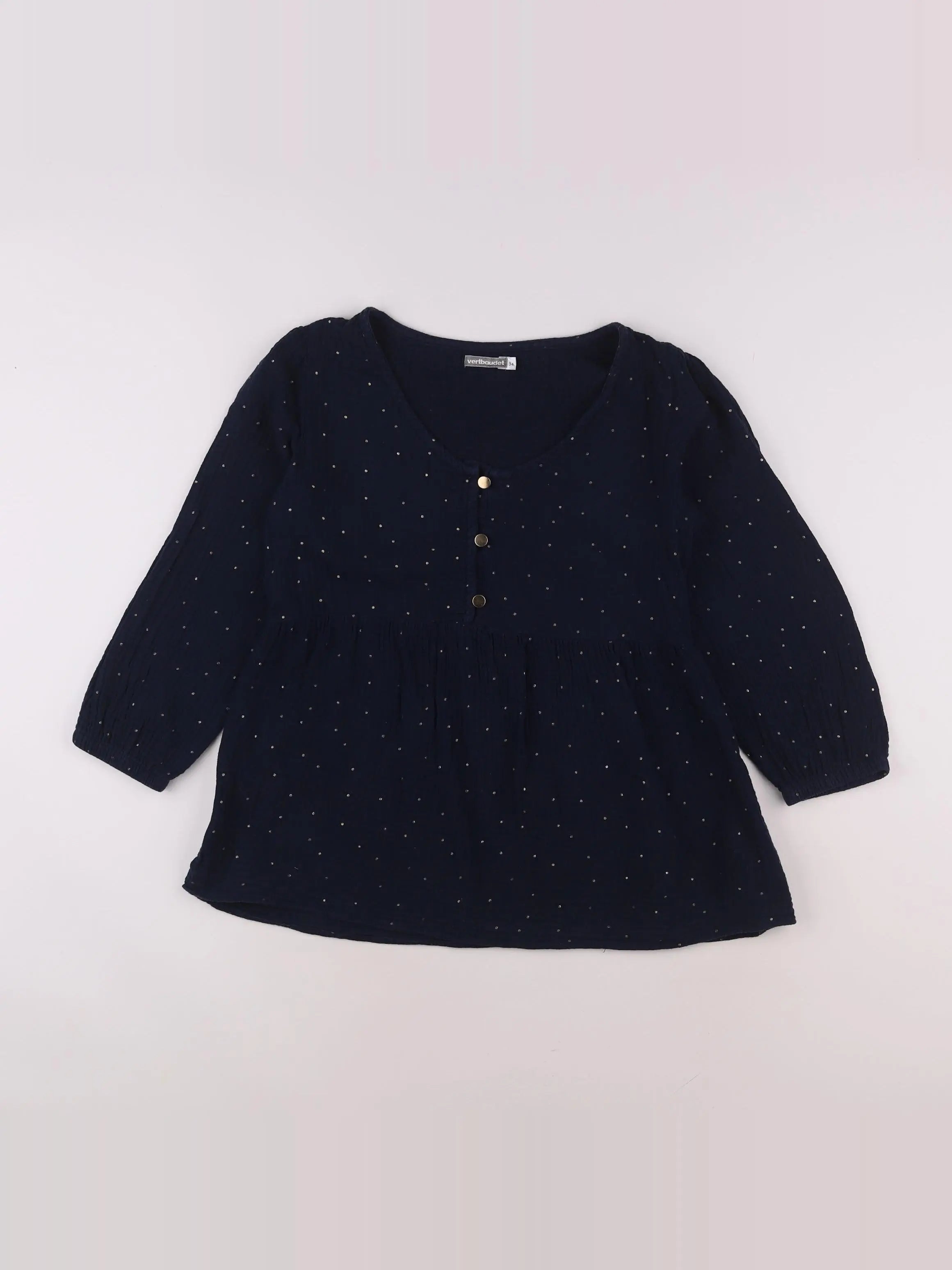 Vertbaudet - blouse grossesse bleu - 34