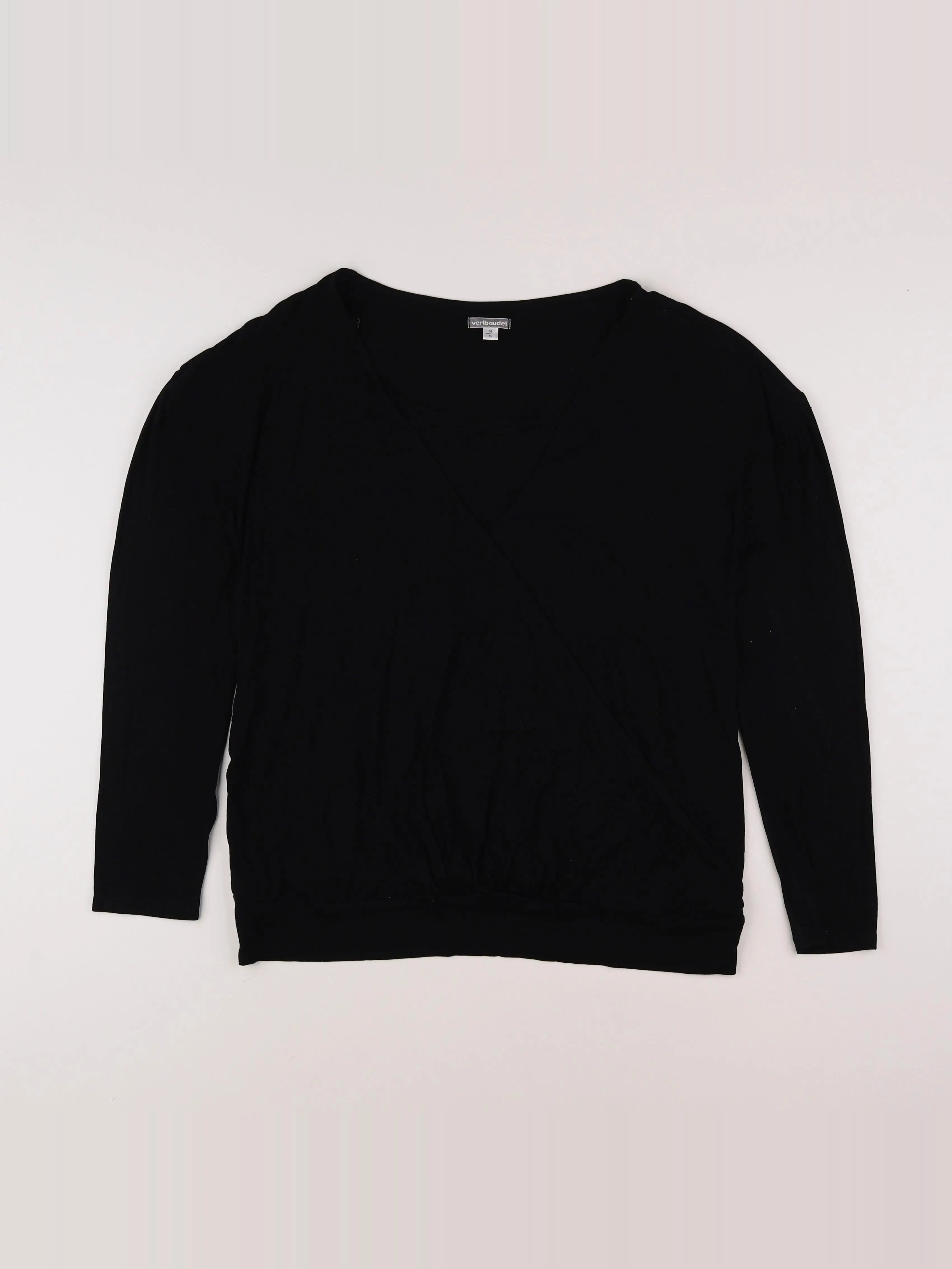 Vertbaudet - tee-shirt grossesse noir - 38 à 40