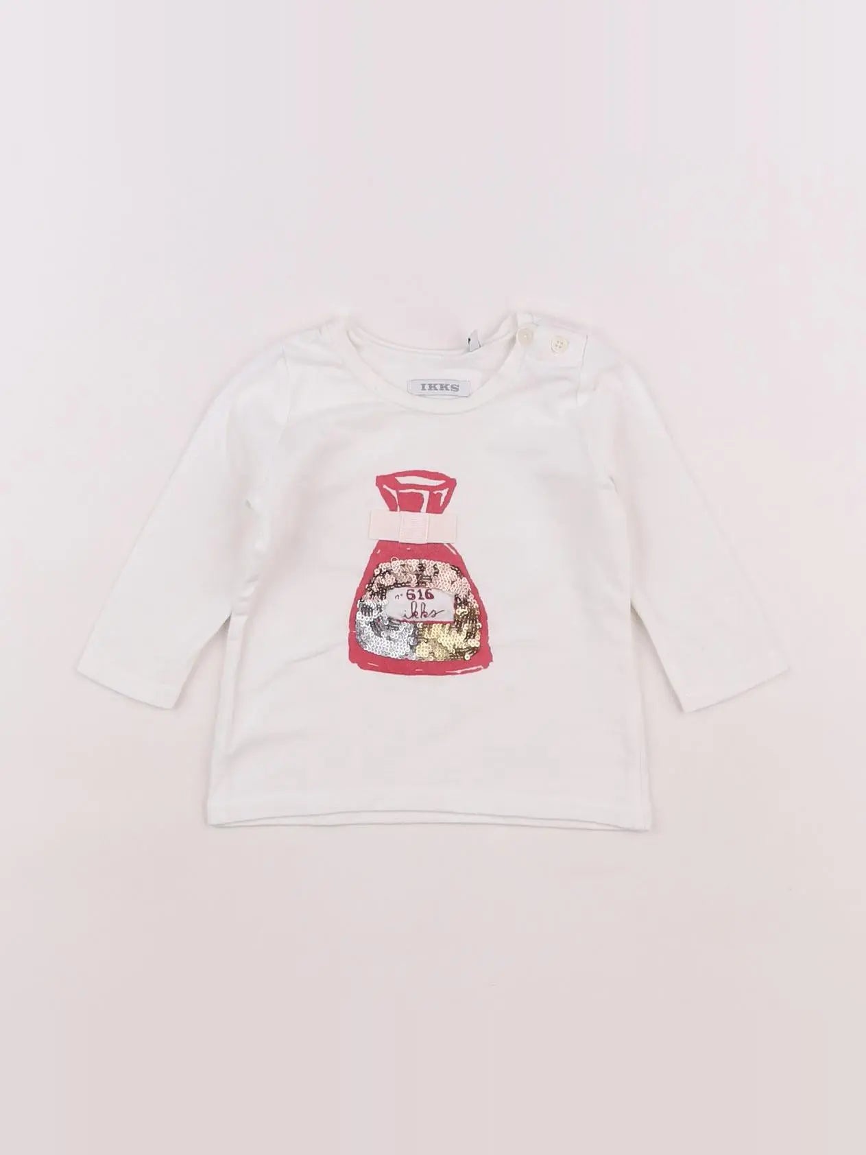 IKKS - tee-shirt blanc - 3 mois
