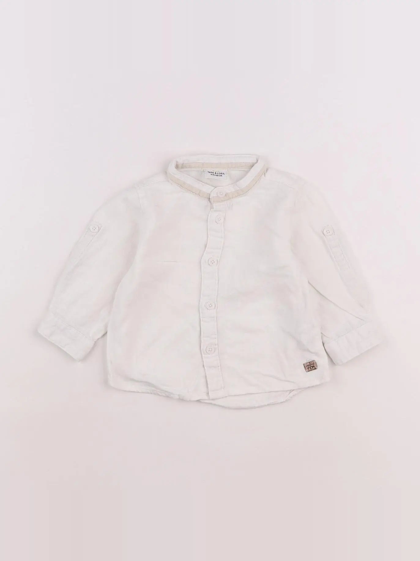 Tape à l'oeil - chemise blanc - 6 mois