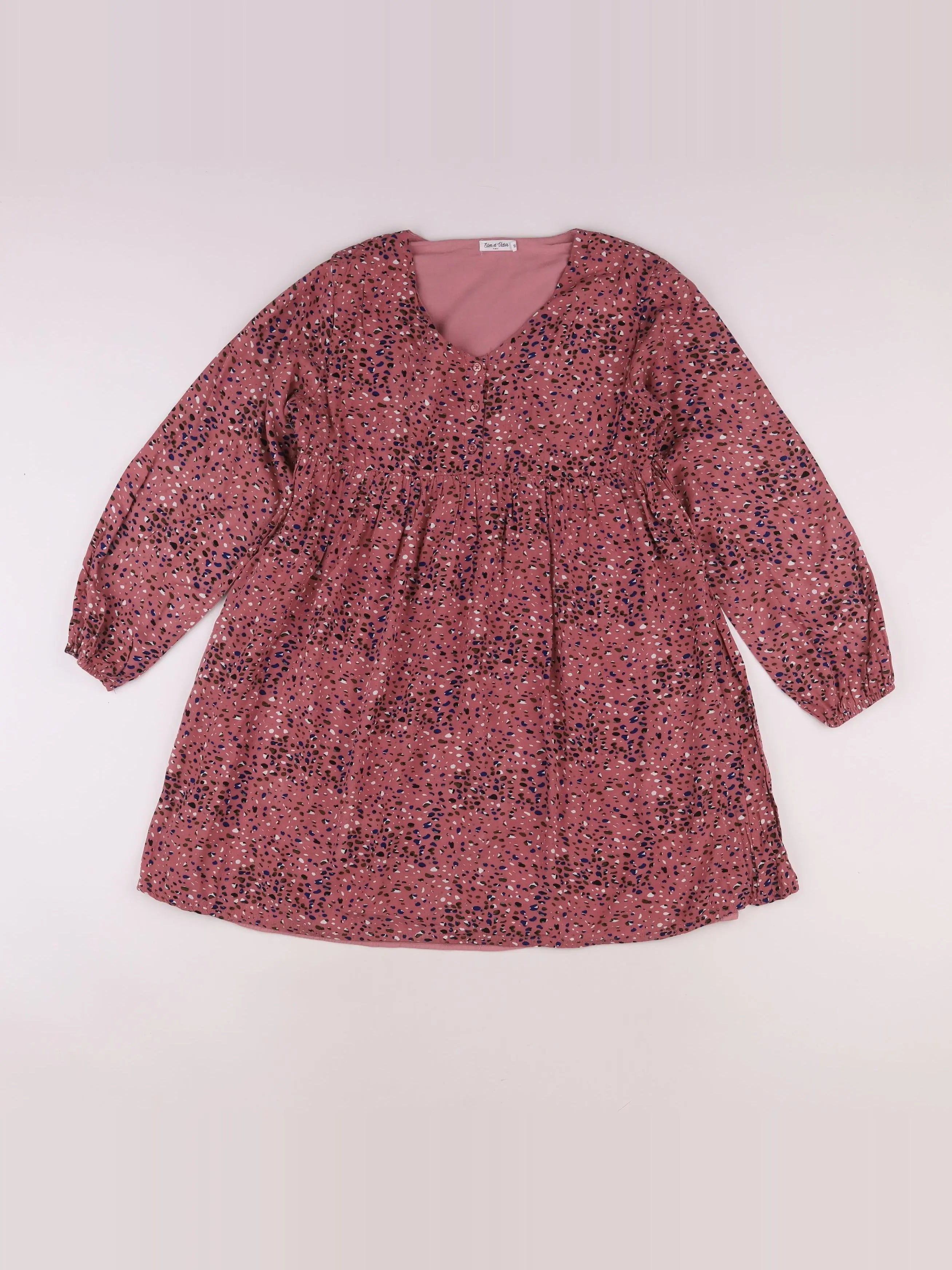 Eden & Victor - robe rose - 14 ans