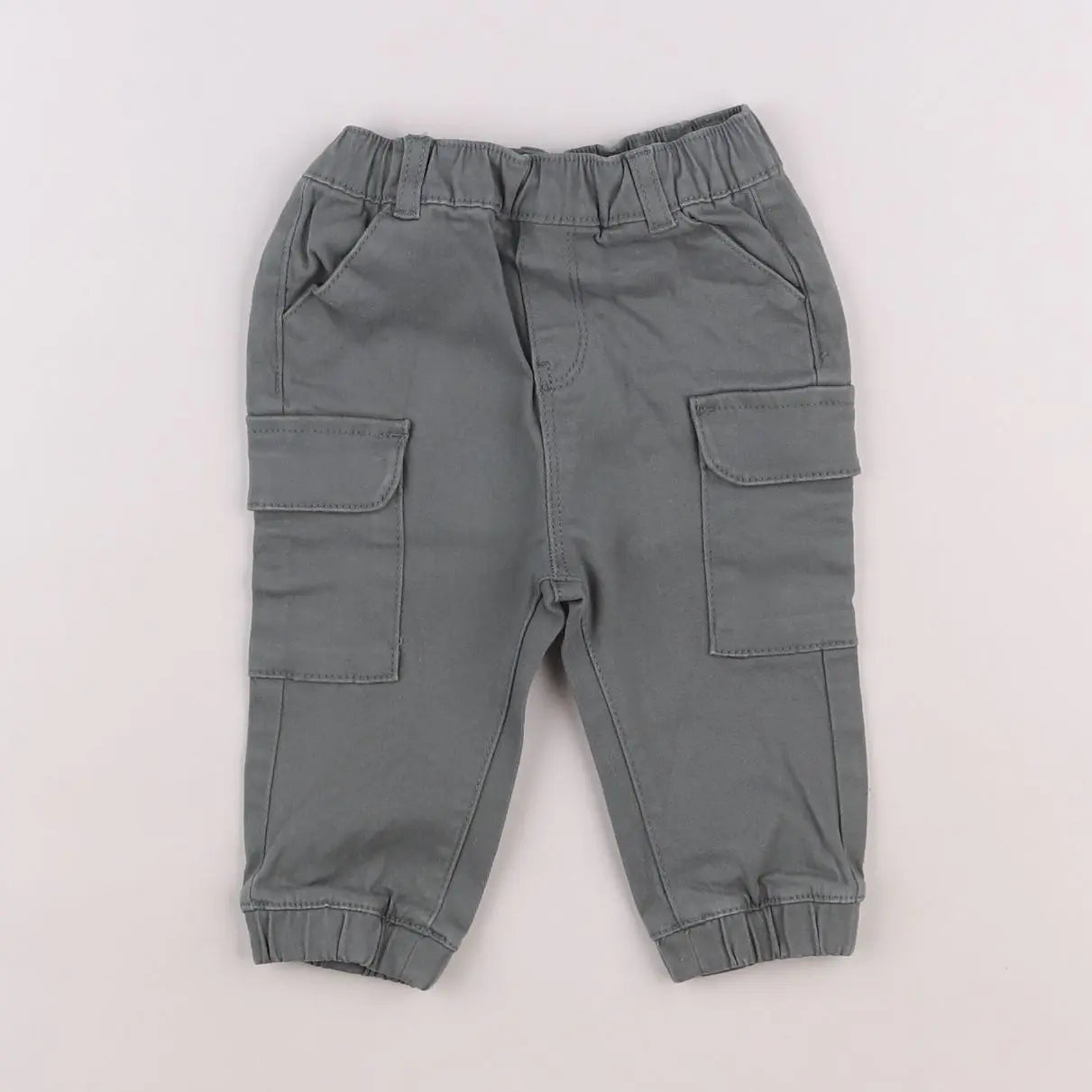 Vertbaudet - pantalon vert - 6 mois