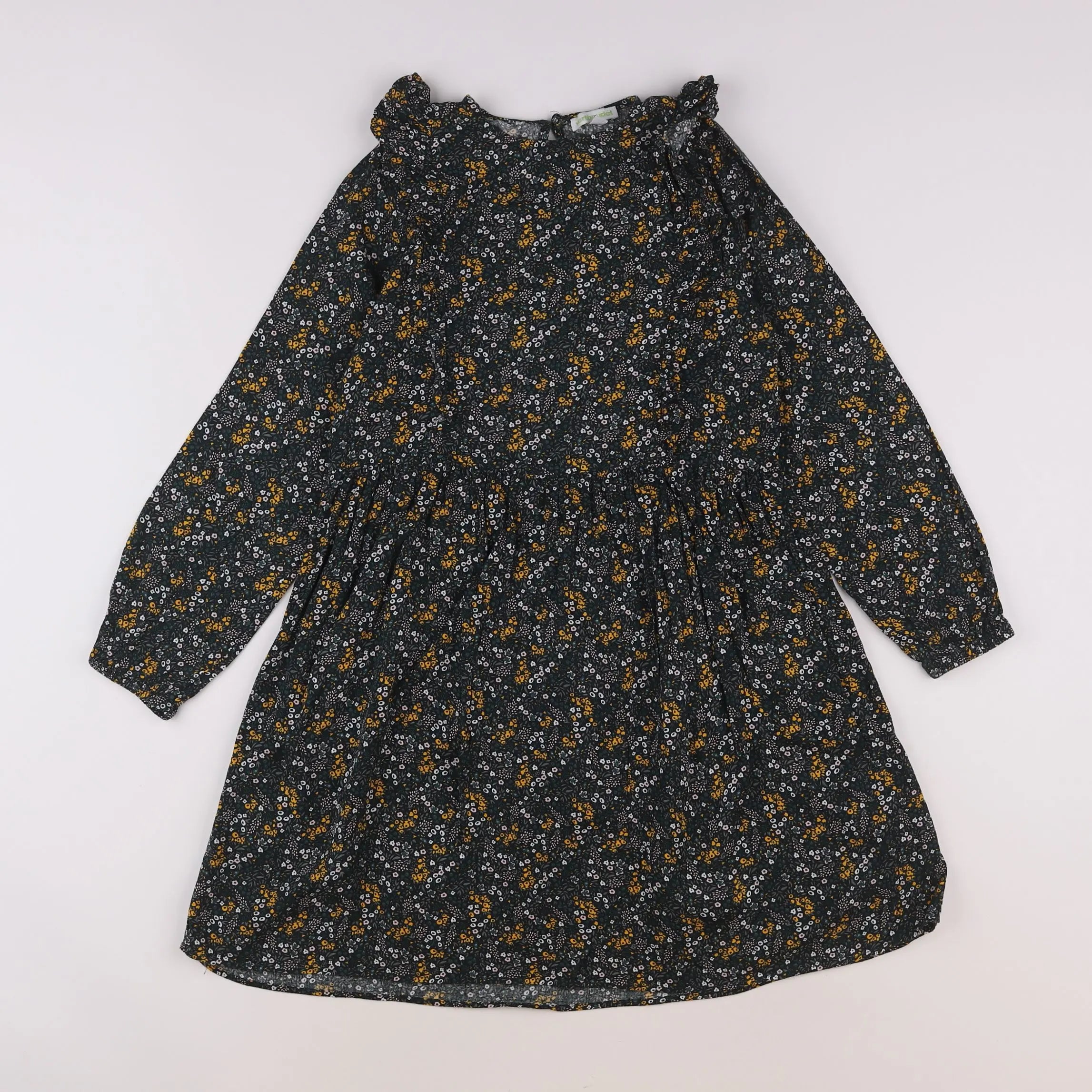 Vertbaudet - robe vert - 10 ans