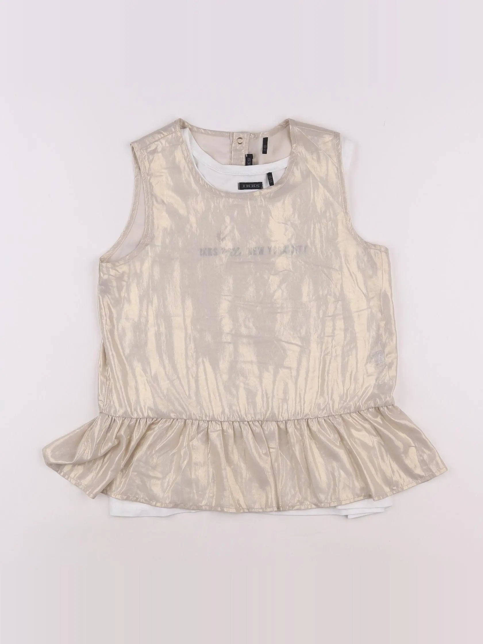IKKS - blouse or - 12 ans