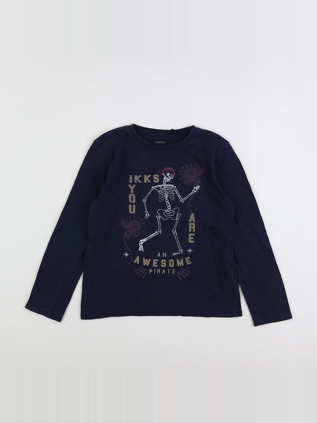 IKKS - tee-shirt bleu - 6 ans