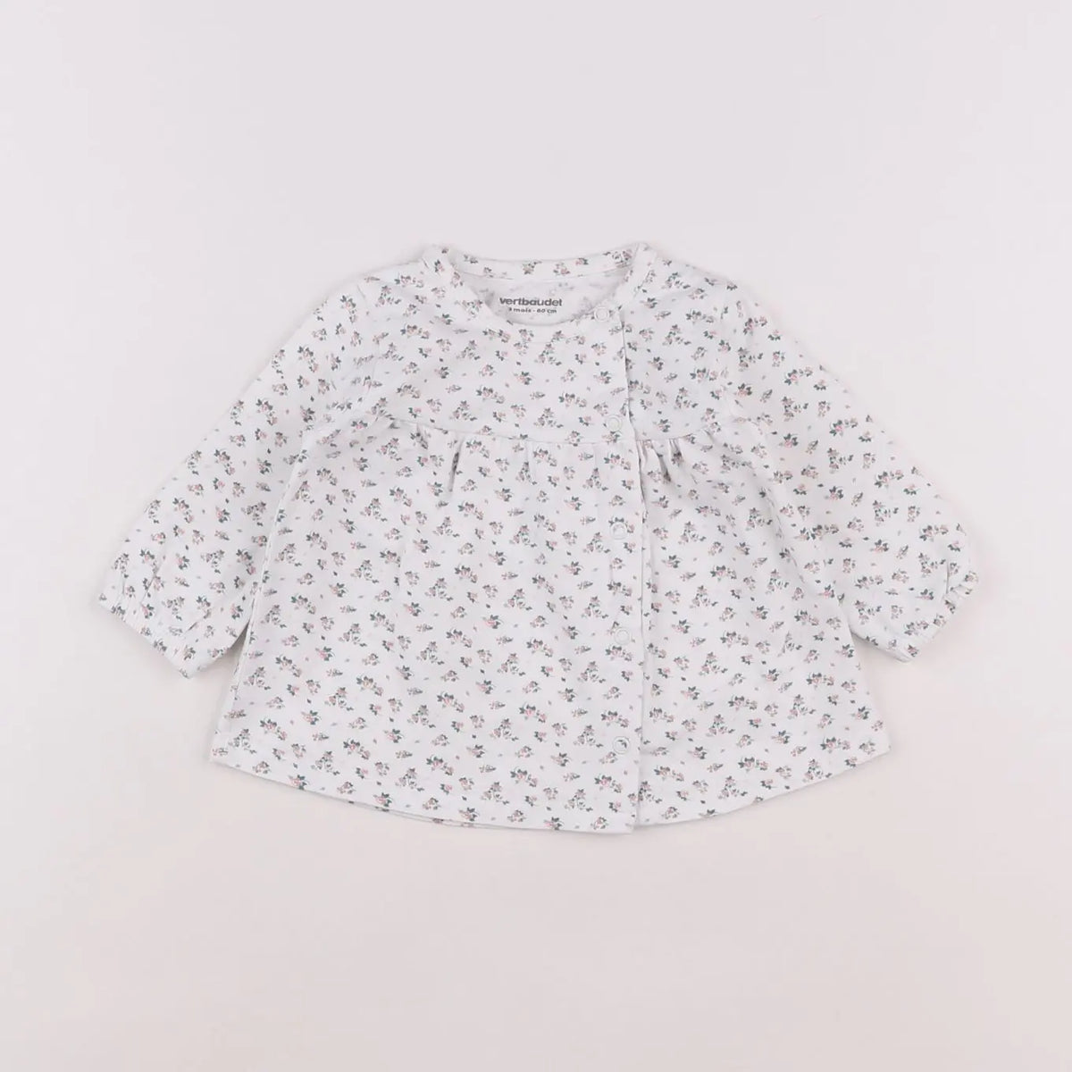 Vertbaudet - tee-shirt multicolore - 3 mois