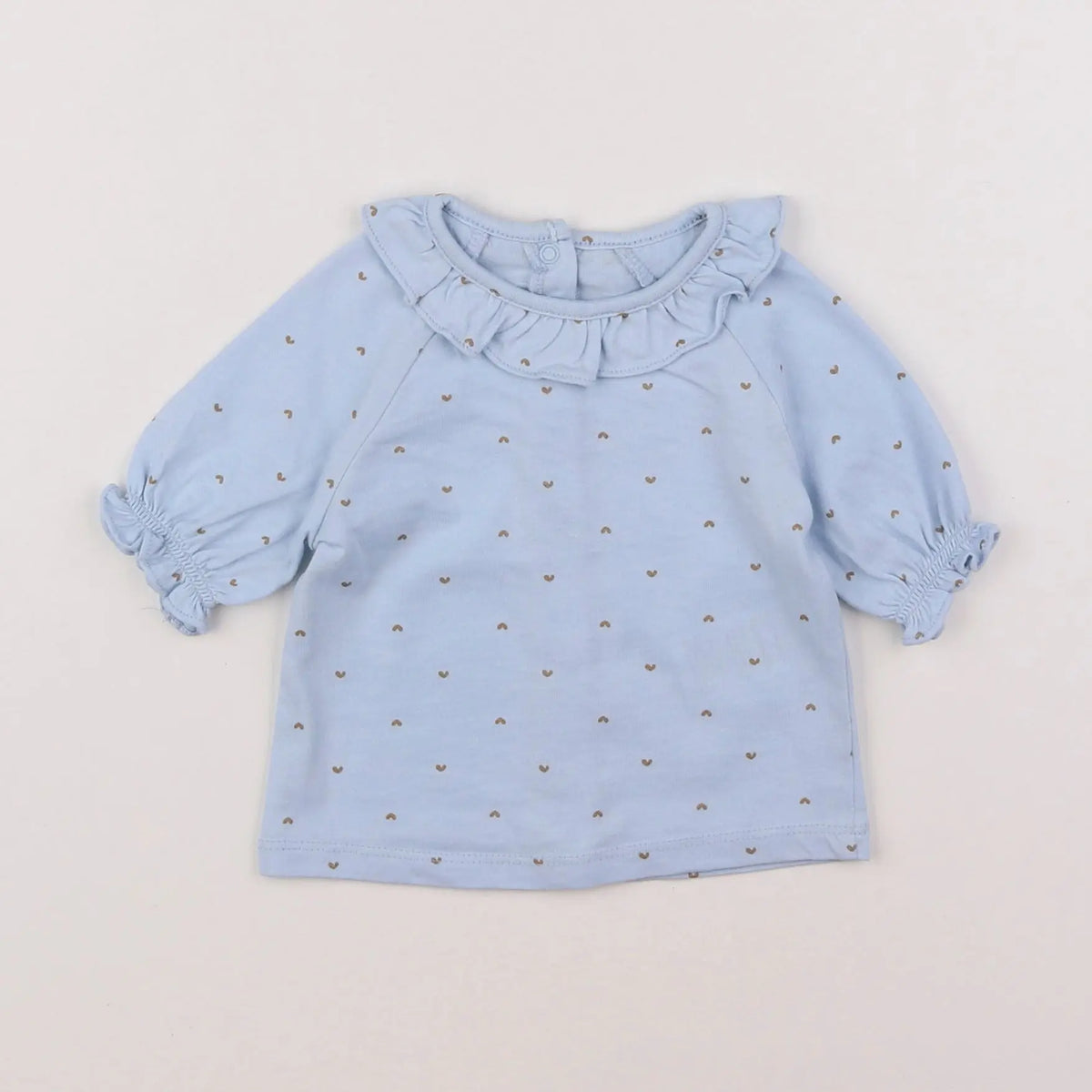 Vertbaudet - tee-shirt bleu - 6 mois
