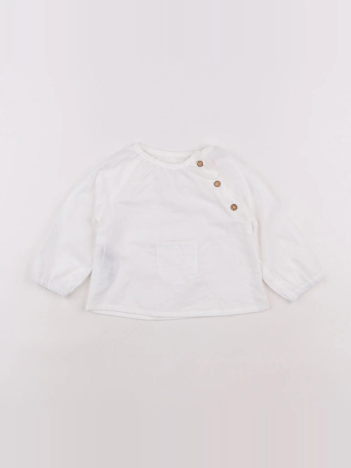 Mango - blouse blanc - 3/6 mois