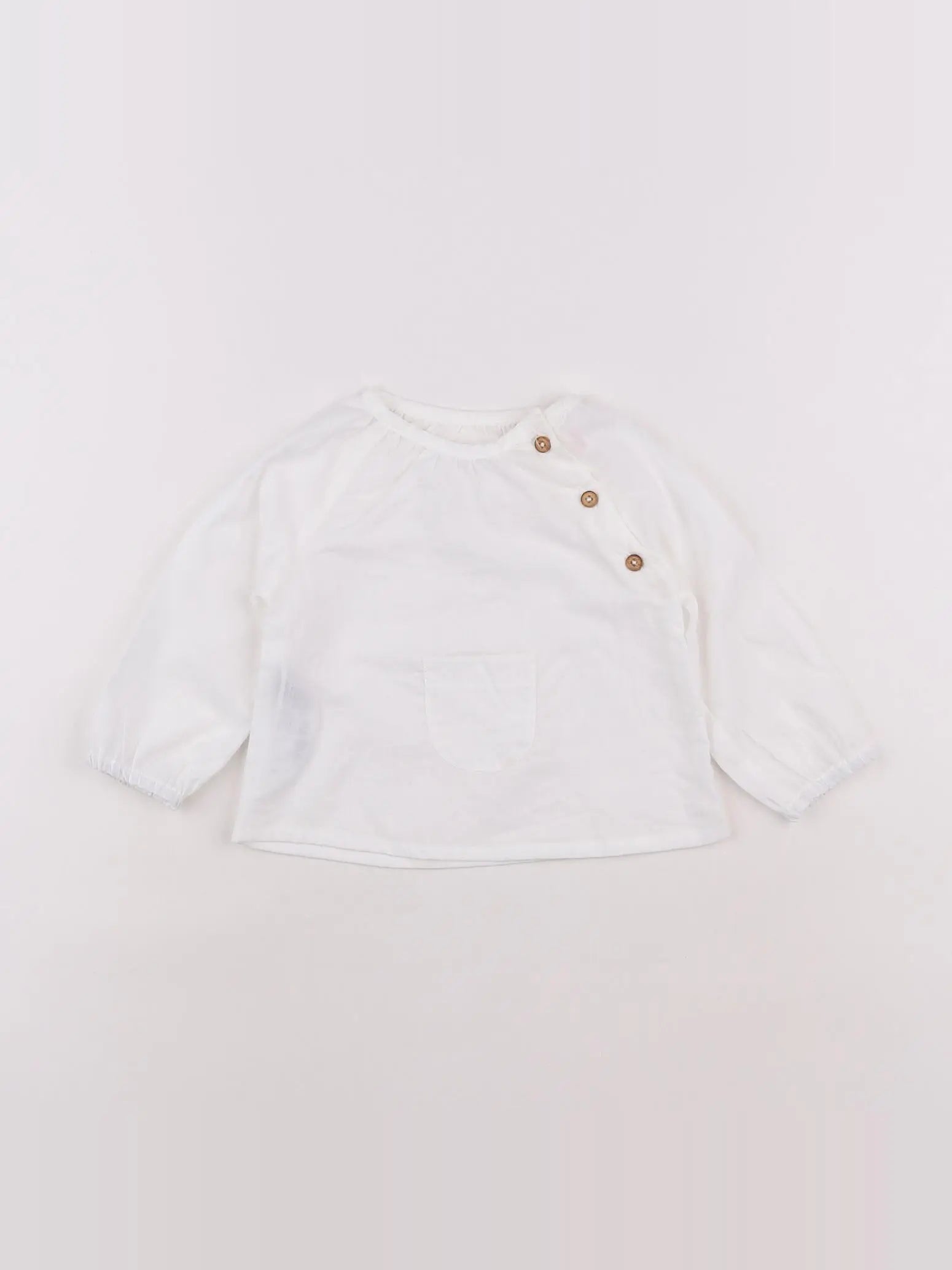 Mango - blouse blanc - 3/6 mois