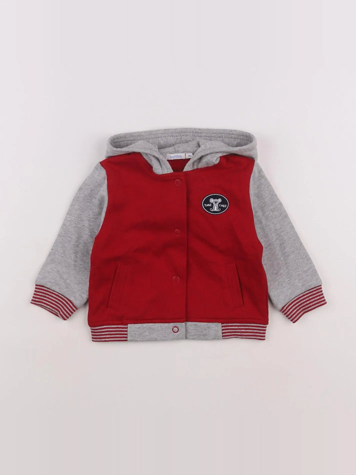Boutchou - sweat rouge - 9 mois