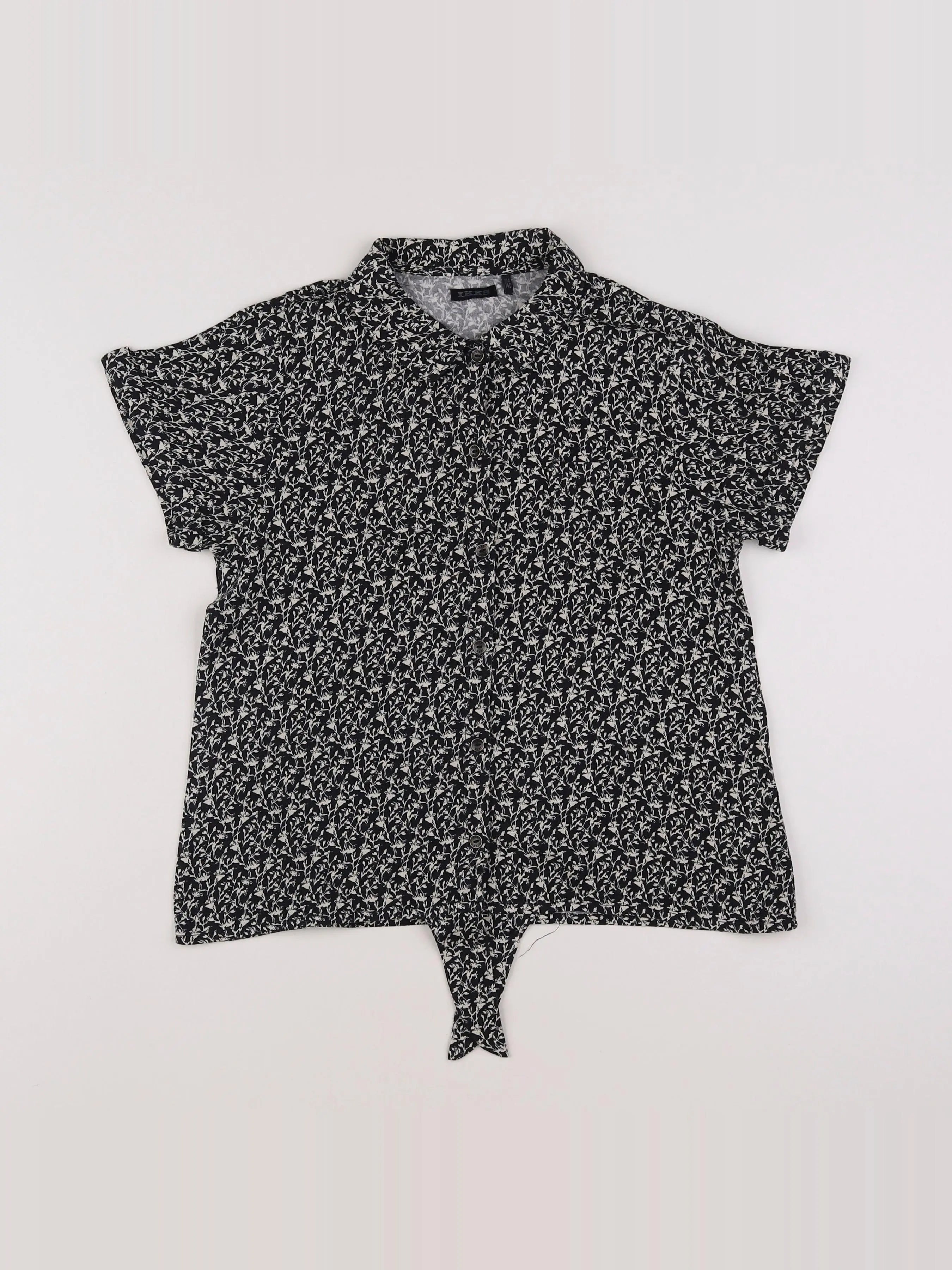 IKKS - blouse noir - 10 ans