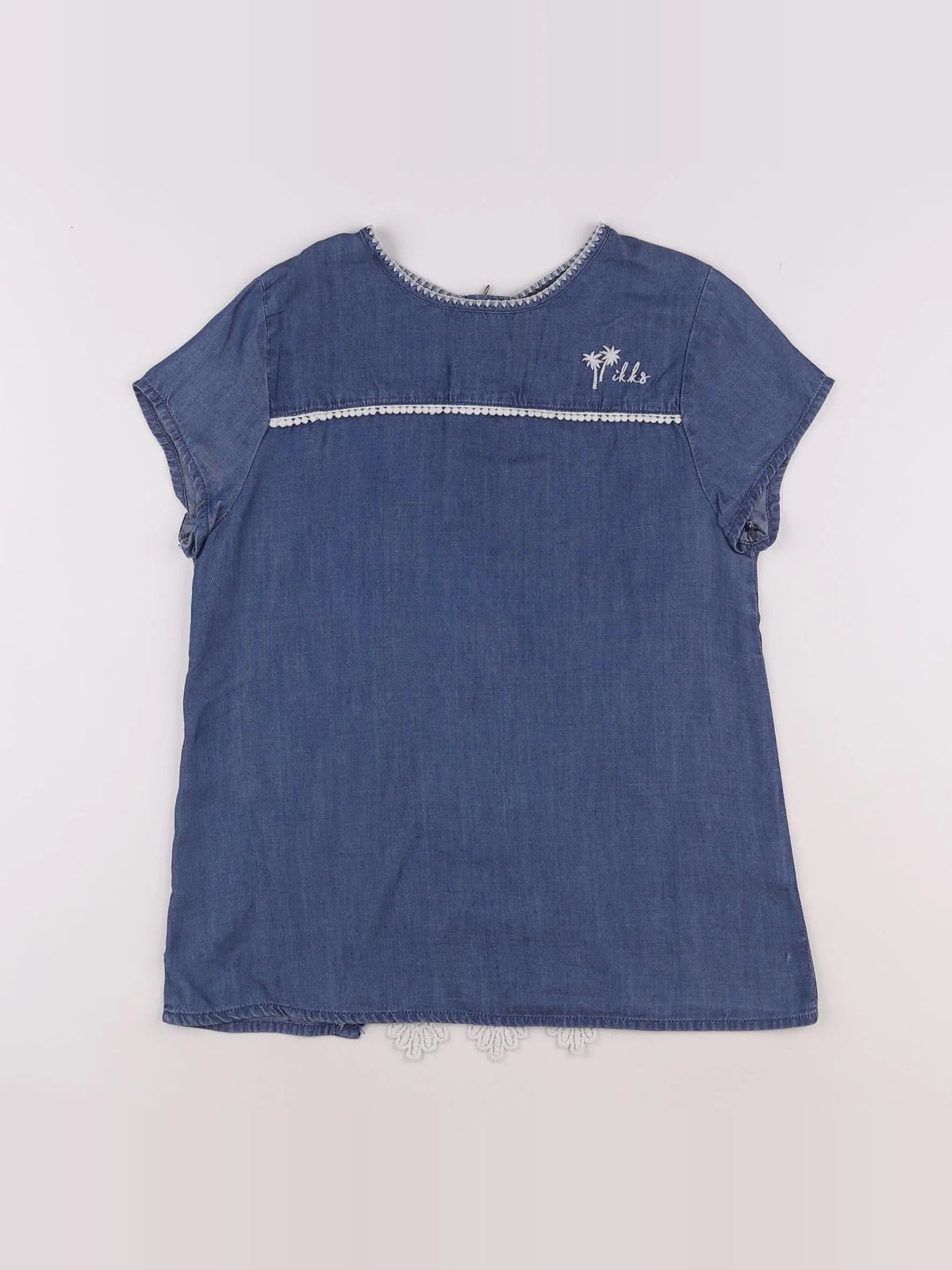 IKKS - blouse bleu - 12 ans