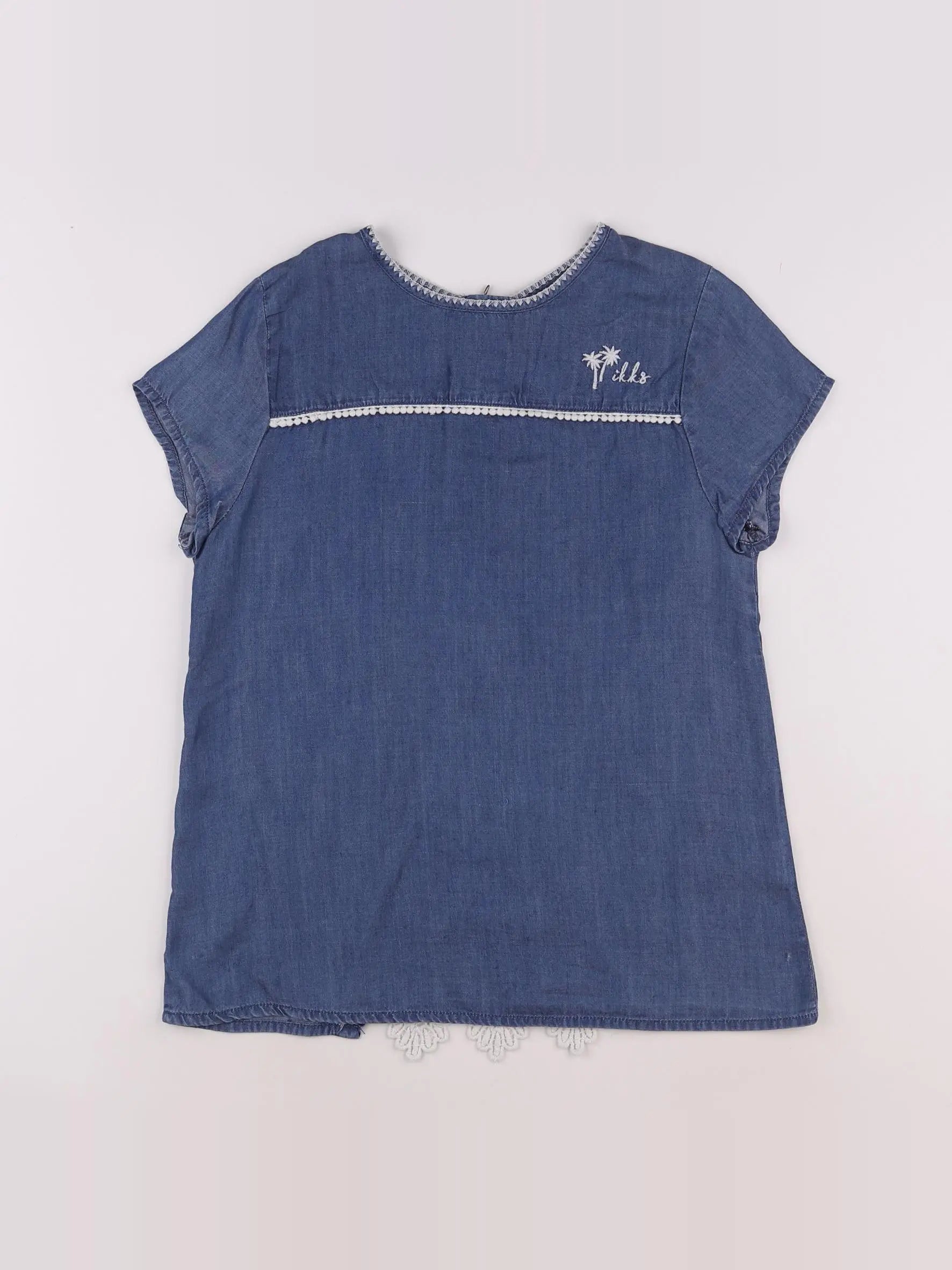 IKKS - blouse bleu - 12 ans
