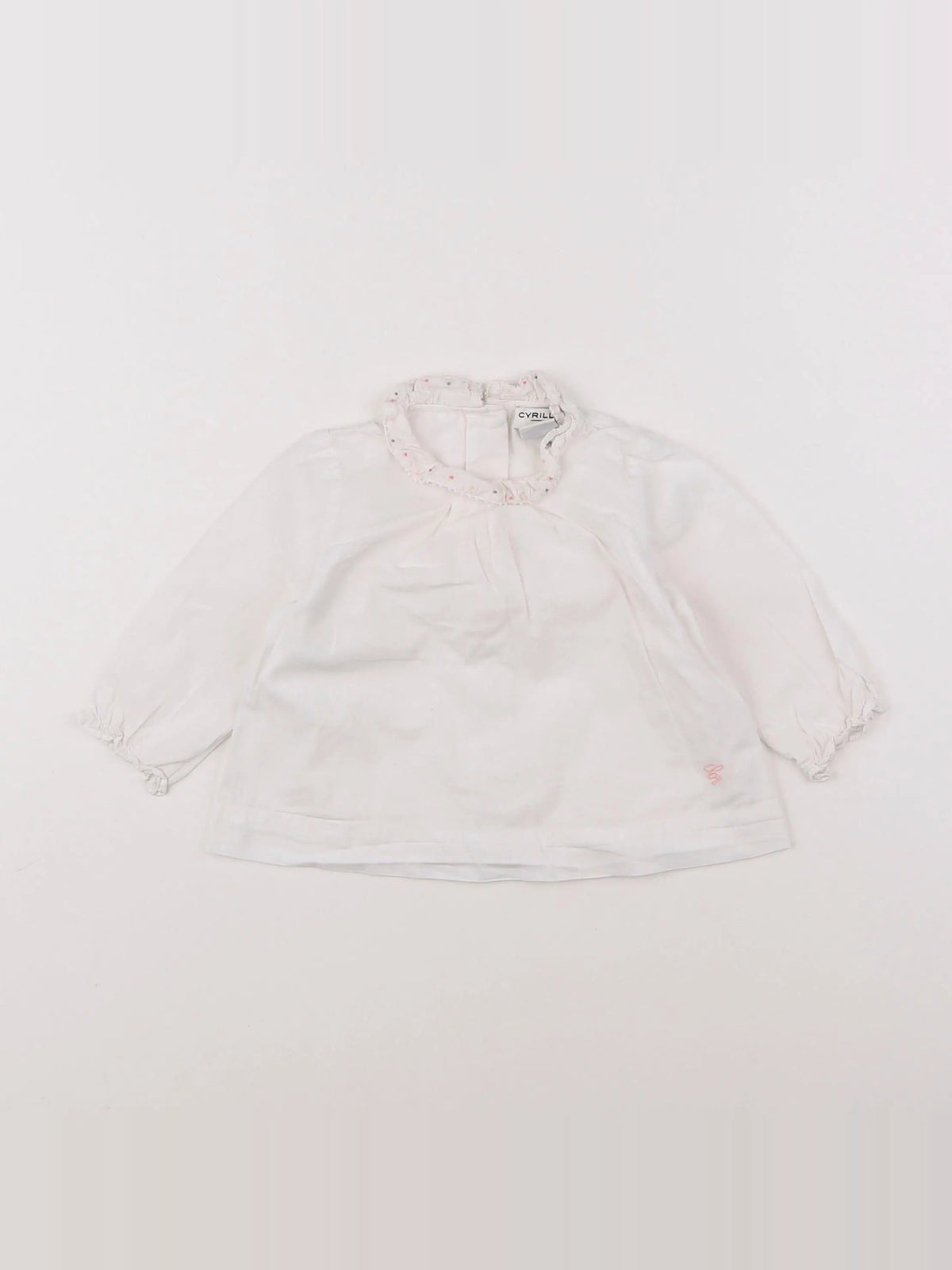 Cyrillus - blouse blanc - 6 mois