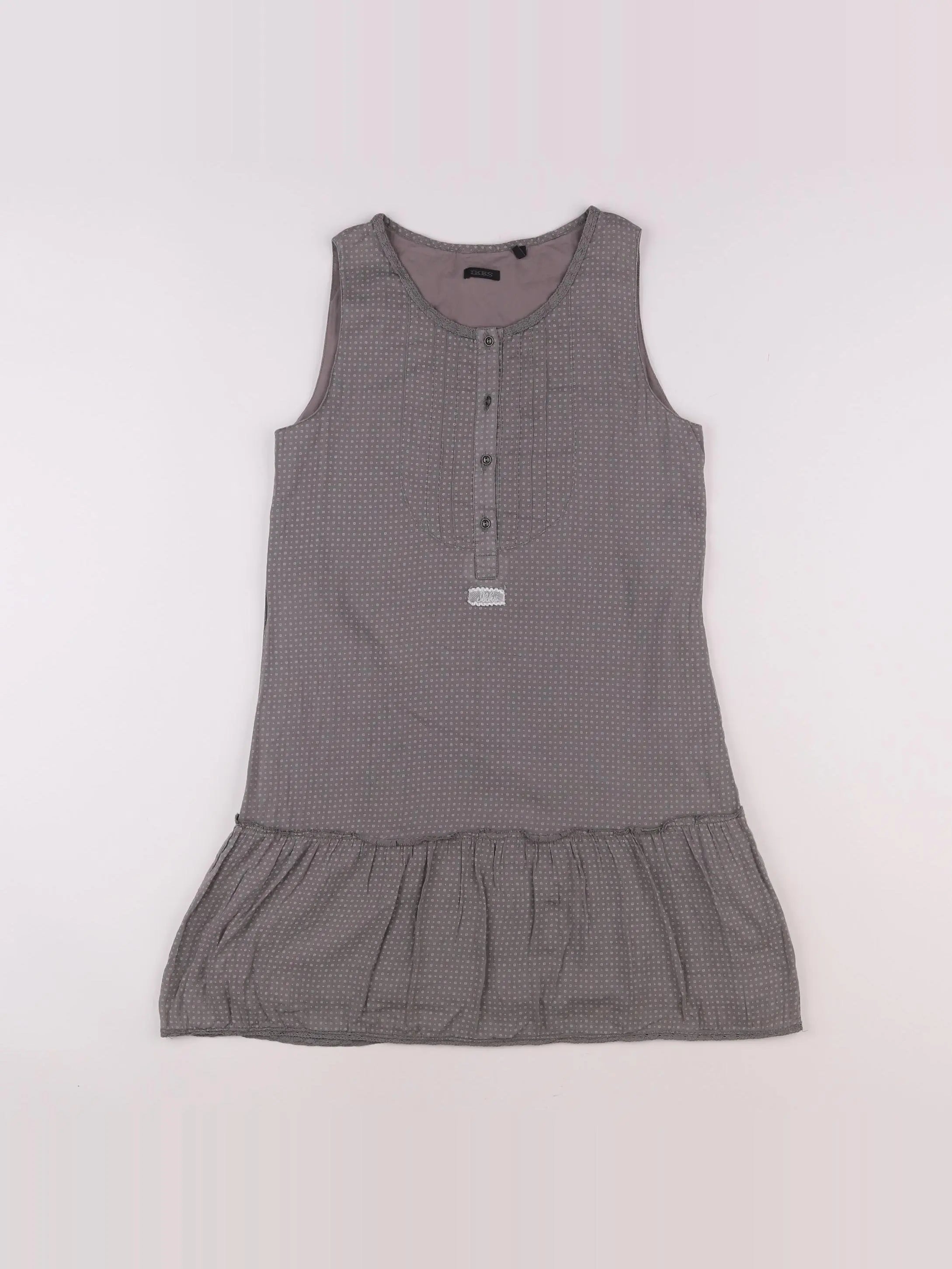 IKKS - robe gris - 12 ans