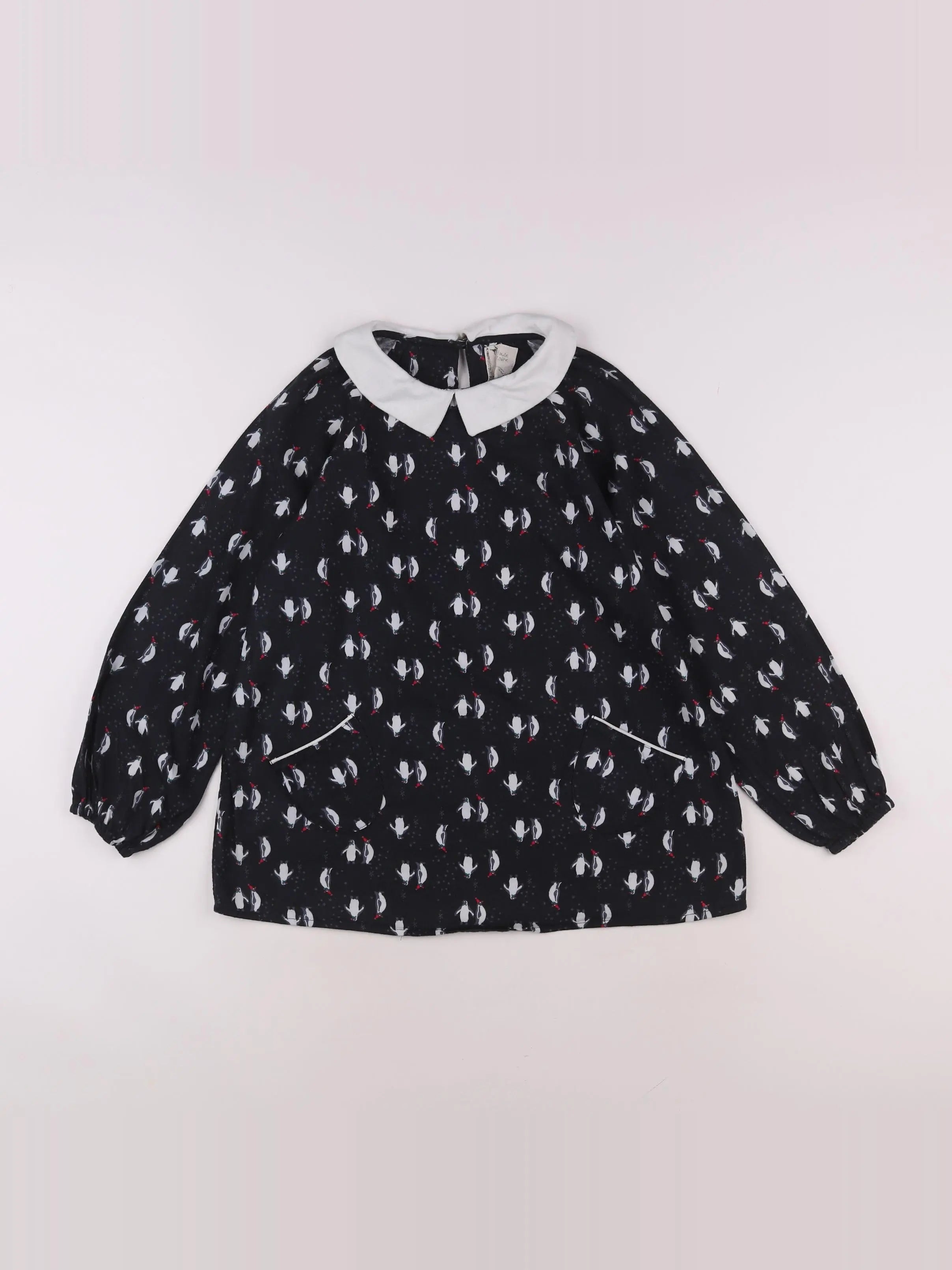 La Faute à Voltaire  - blouse bleu - 13/14 ans