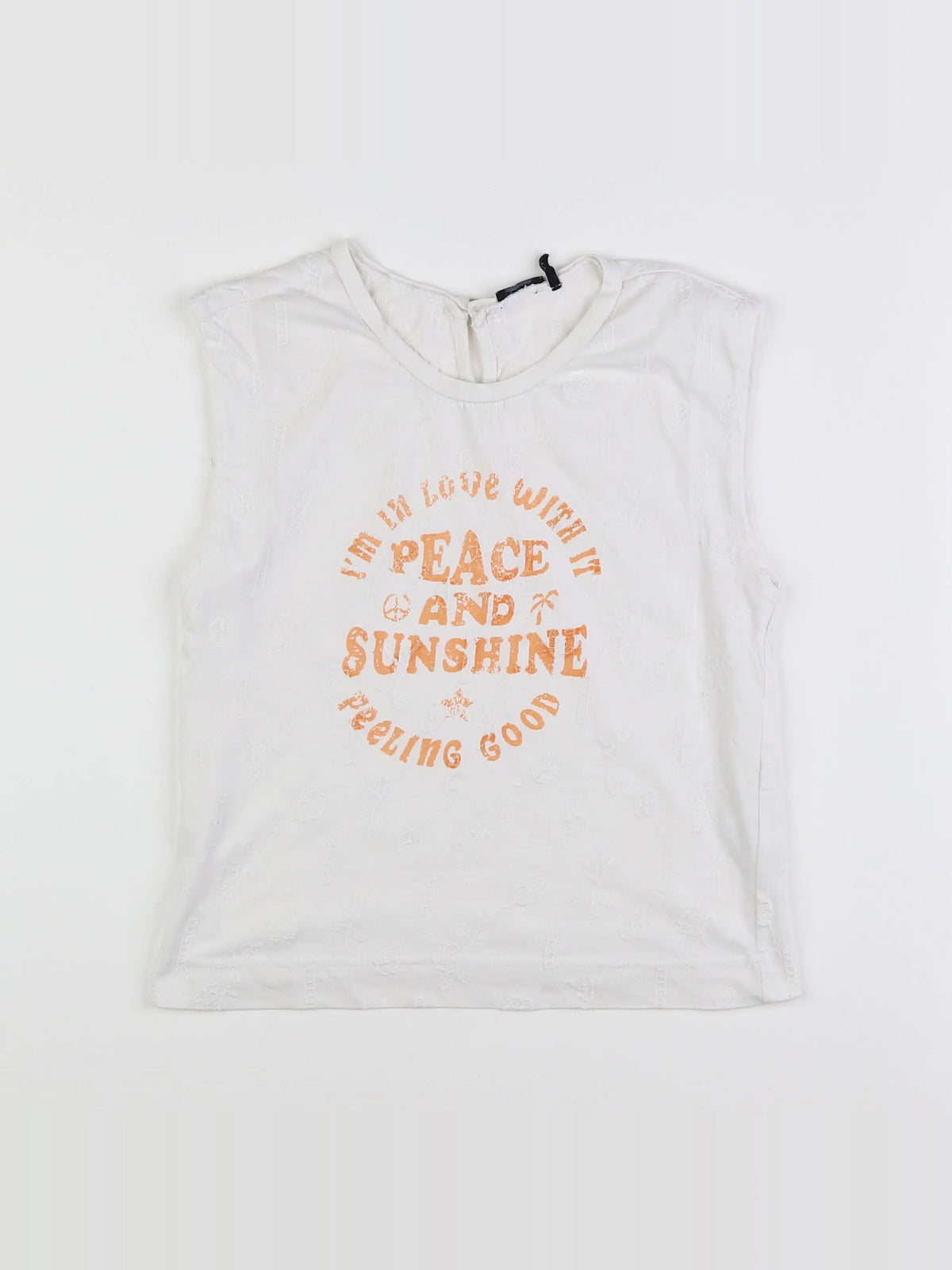 IKKS - tee-shirt blanc - 8 ans