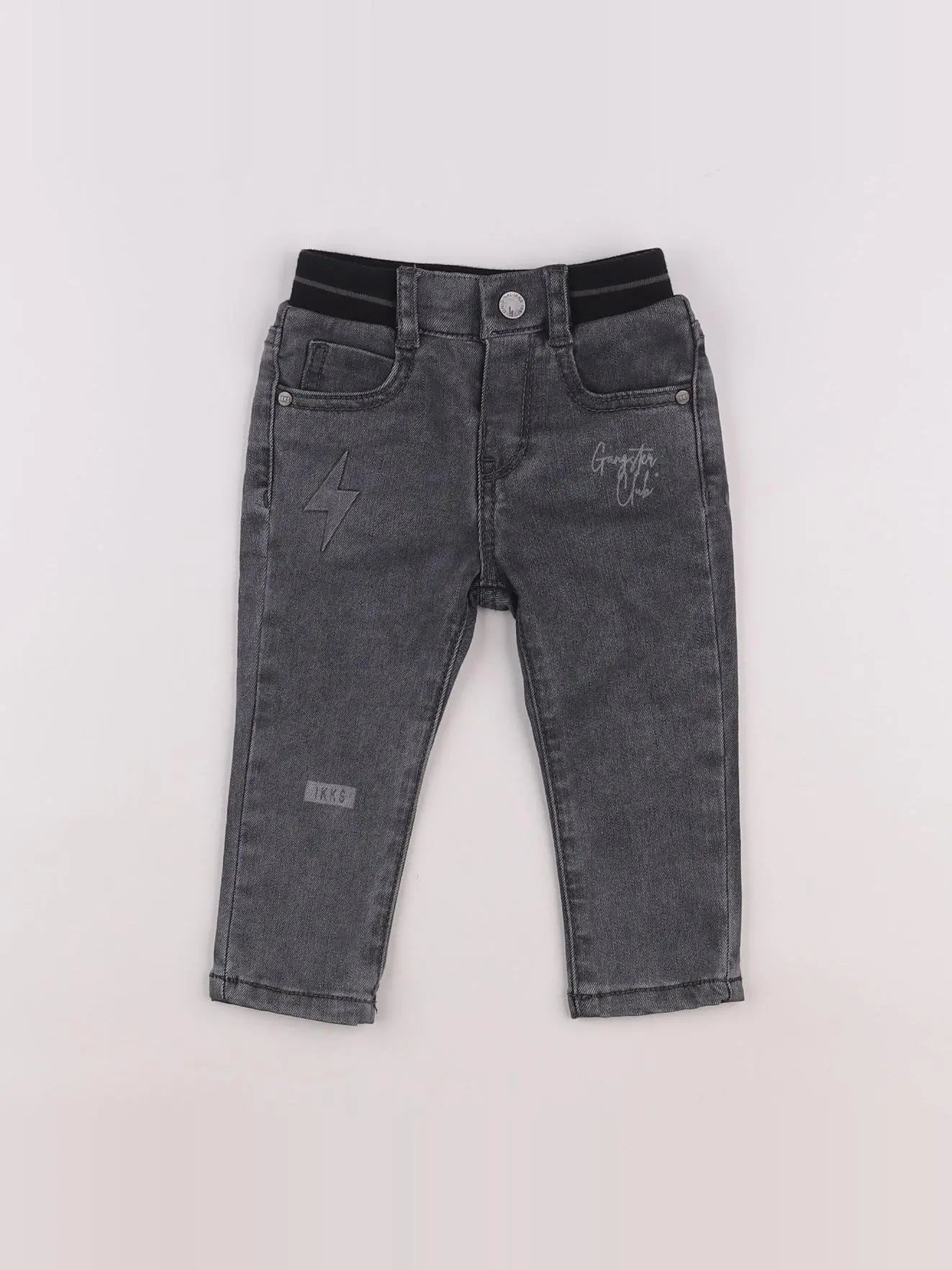 IKKS - jean gris - 12 mois