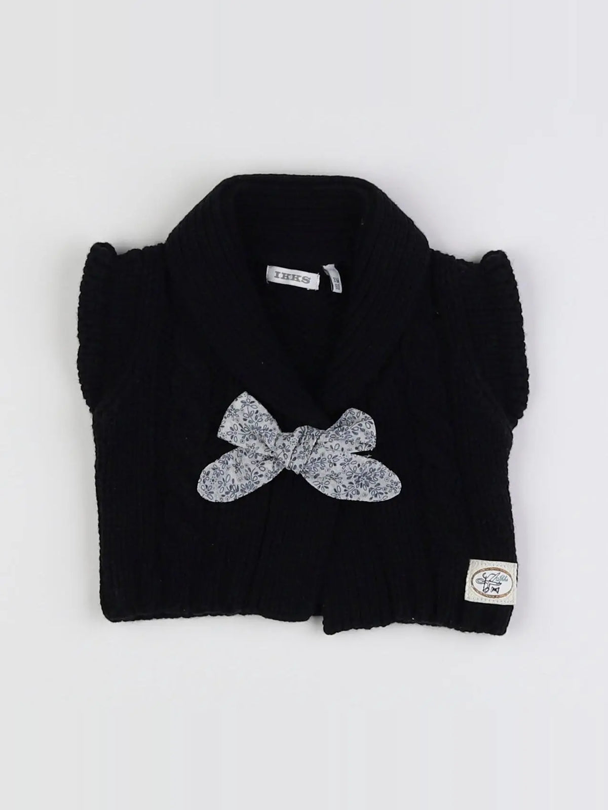 IKKS - gilet noir - 3 mois