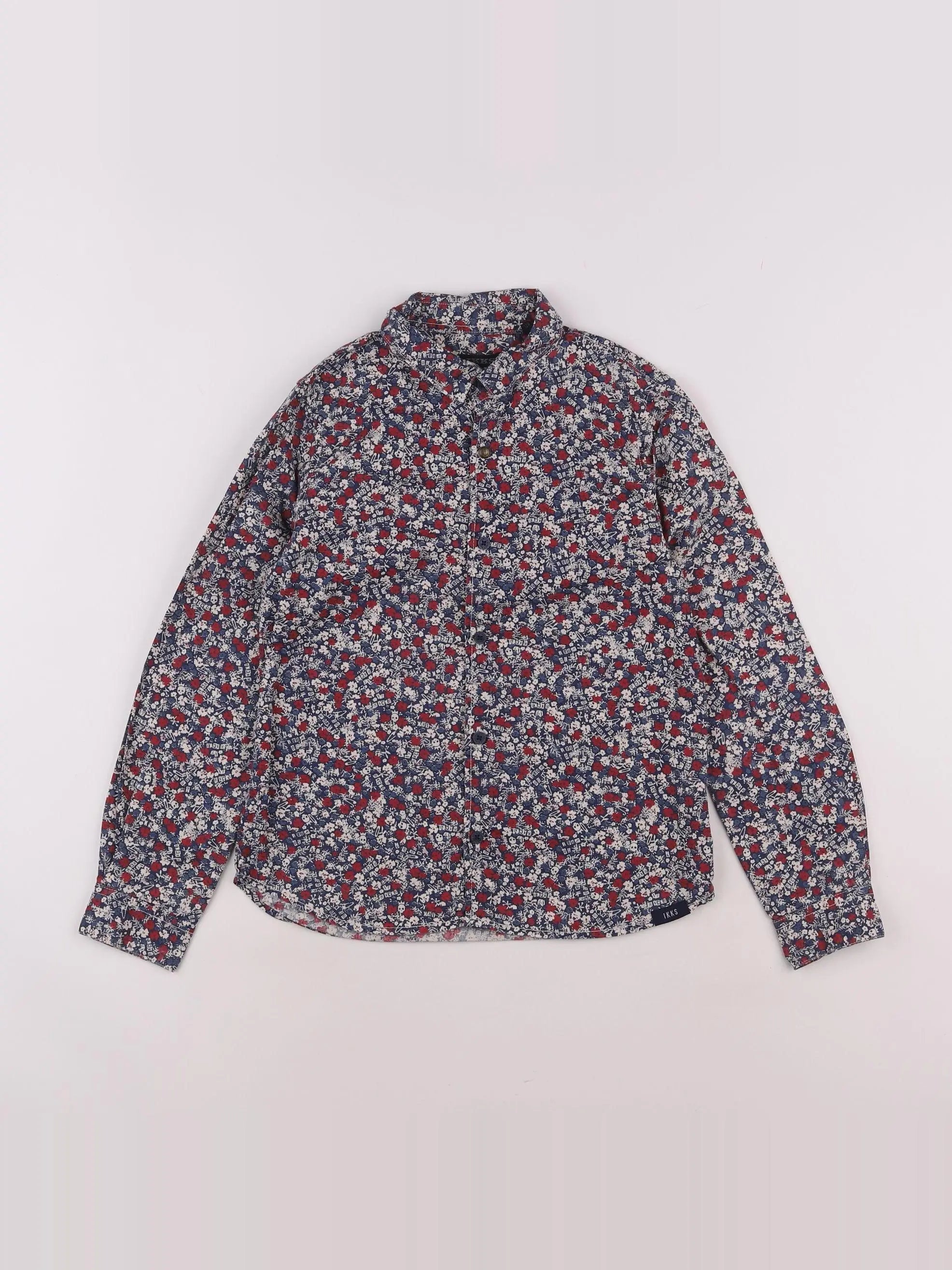 IKKS - chemise rouge - 8 ans