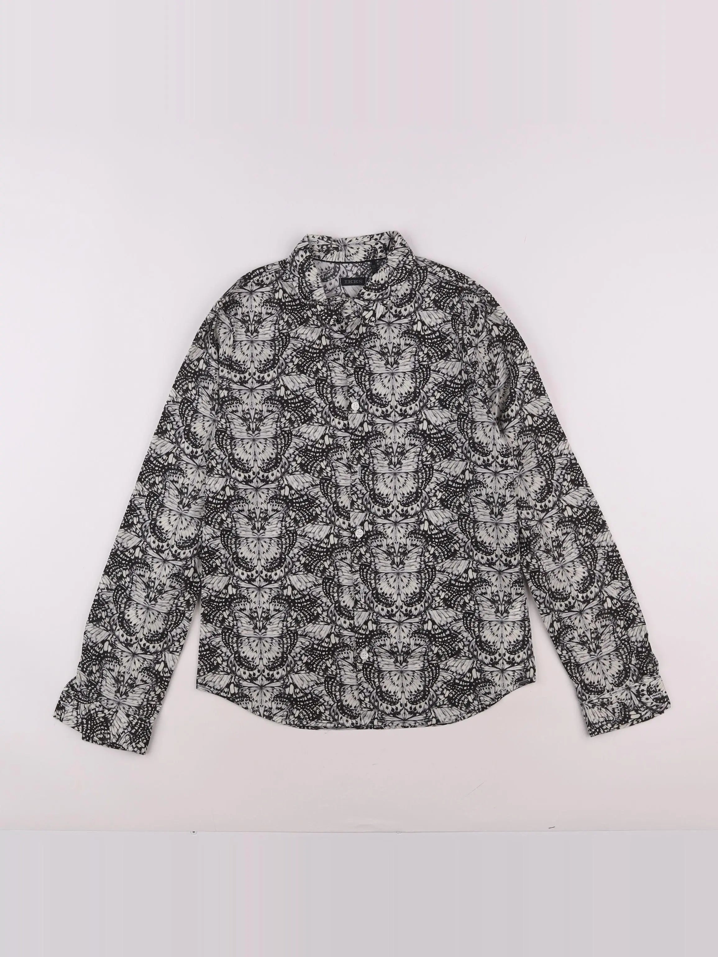 IKKS - chemise noir - 12 ans