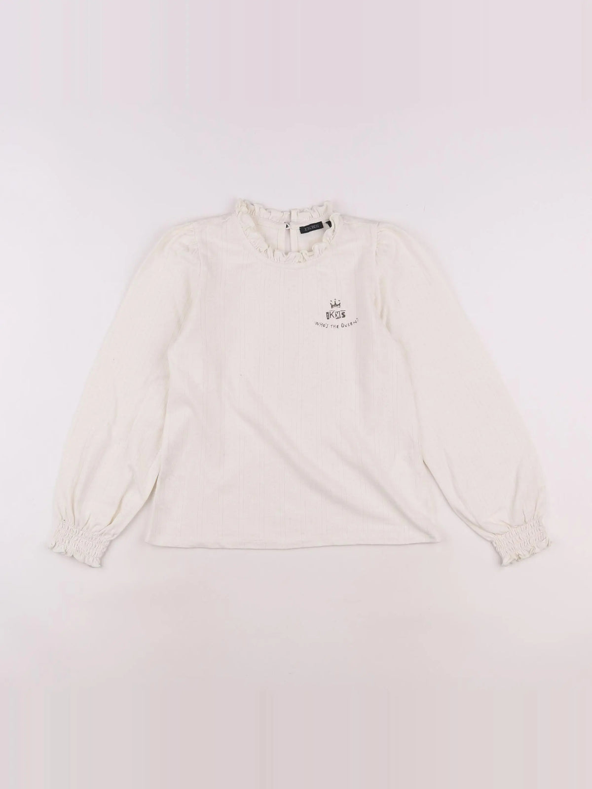 IKKS - tee-shirt beige - 8 ans