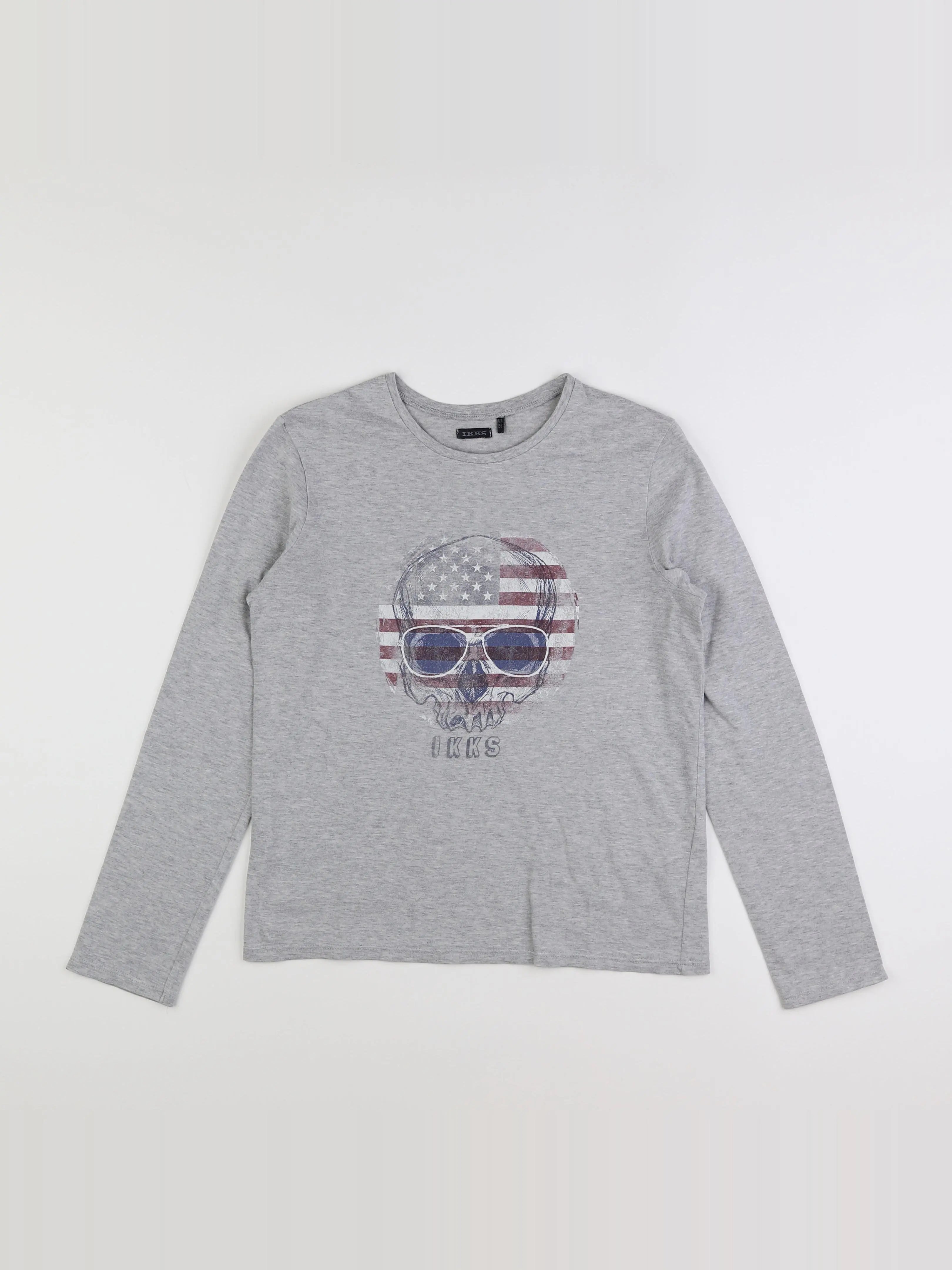 IKKS - tee-shirt gris - 12 ans