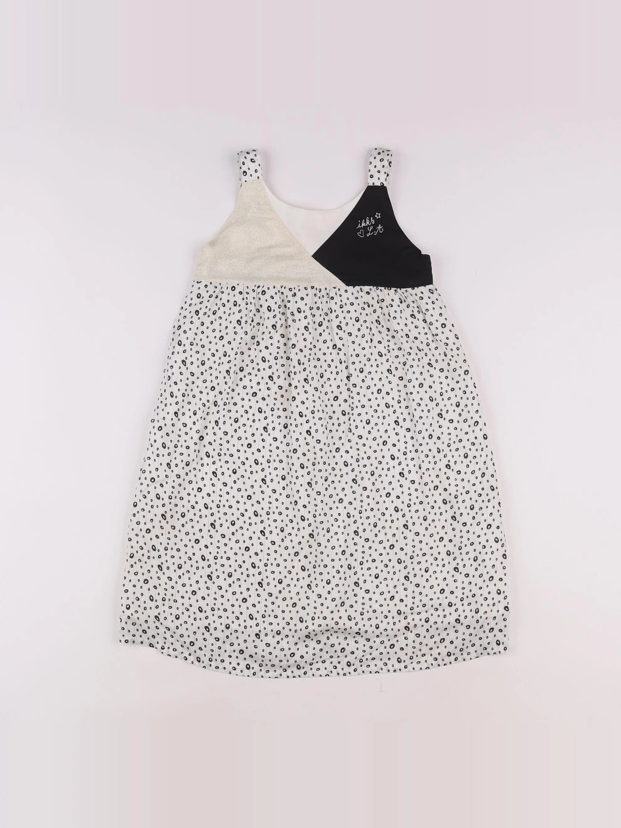 IKKS - robe blanc - 8 ans