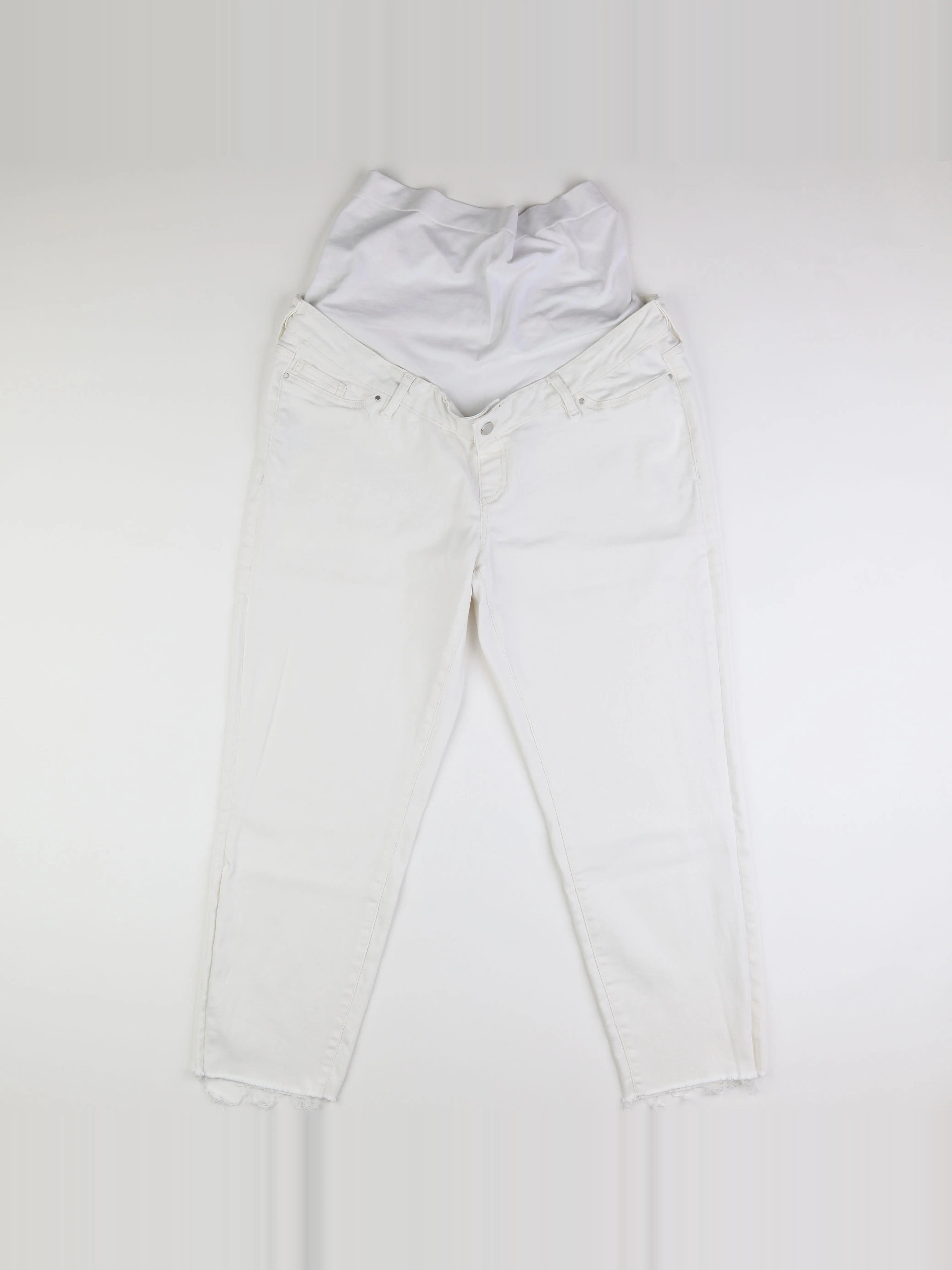 Seraphine - jean grossesse blanc - 46